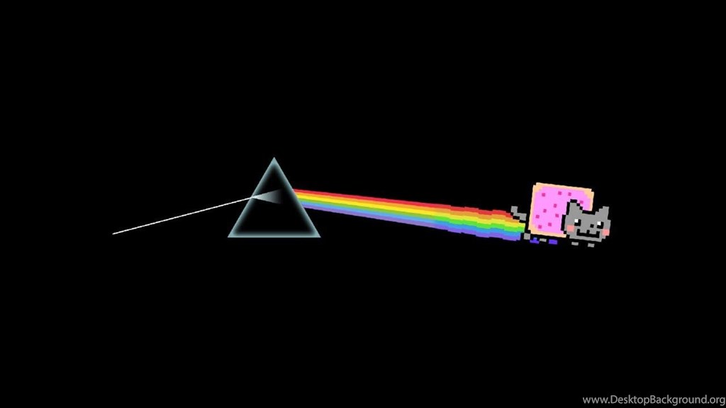 Wallpapers Creates A Pink Floyd Nyan Cat In Photoshop - Nyan Cat Pink Floyd , HD Wallpaper & Backgrounds
