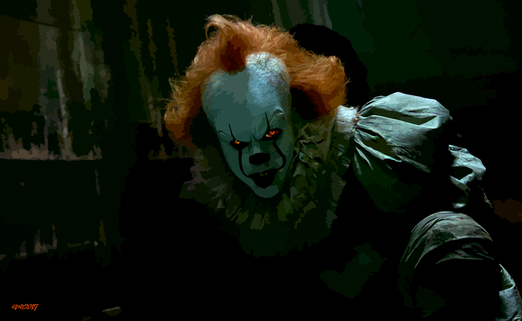 Pennywise Wallpaper - 2017 Pennywise , HD Wallpaper & Backgrounds