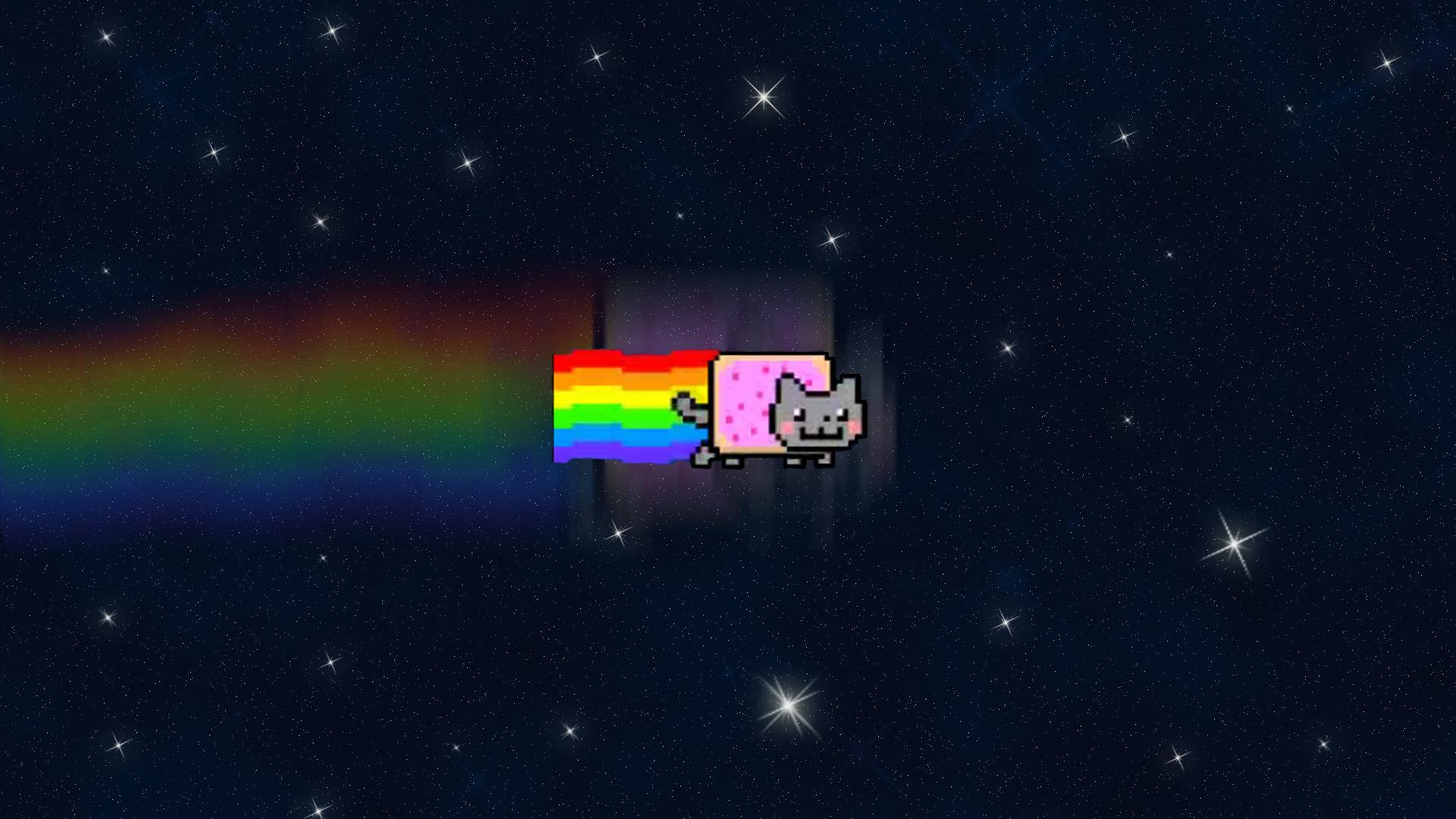 Nyan Cat Wallpaper, - Nyan Cat , HD Wallpaper & Backgrounds