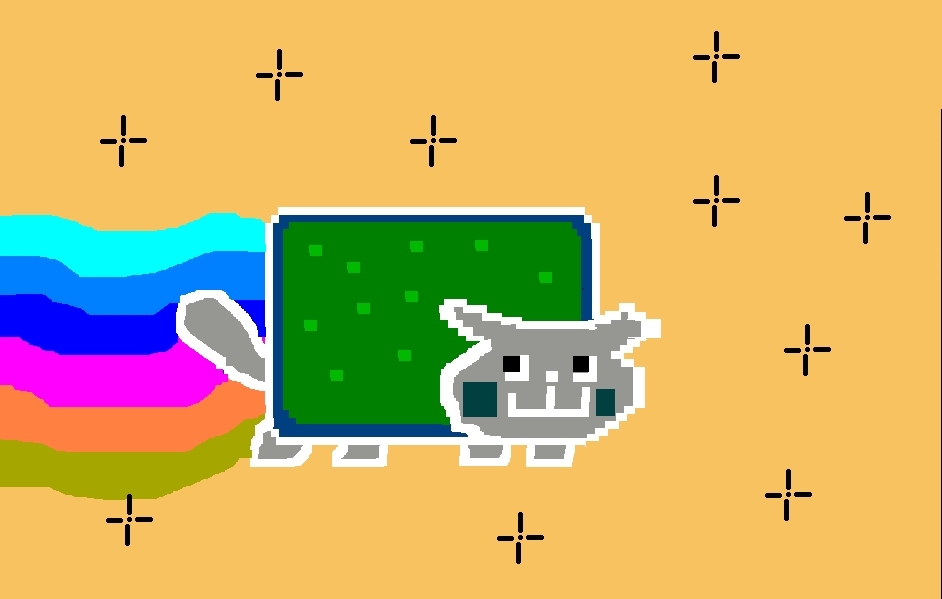 Nyan Cat Images Nyan Cat Opposite Colors Hd Wallpaper - Illustration , HD Wallpaper & Backgrounds