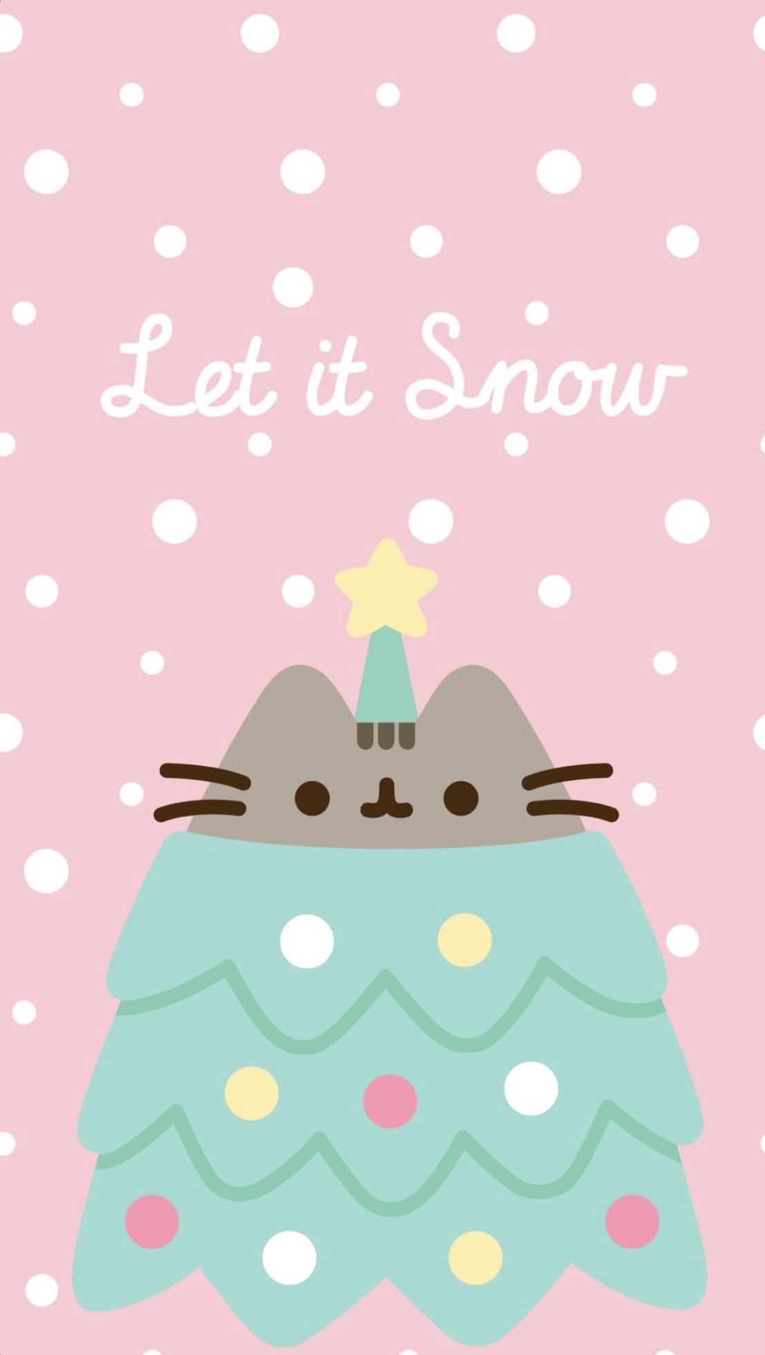 Pusheen Winter Wallpaper - Christmas Images Pusheen , HD Wallpaper & Backgrounds