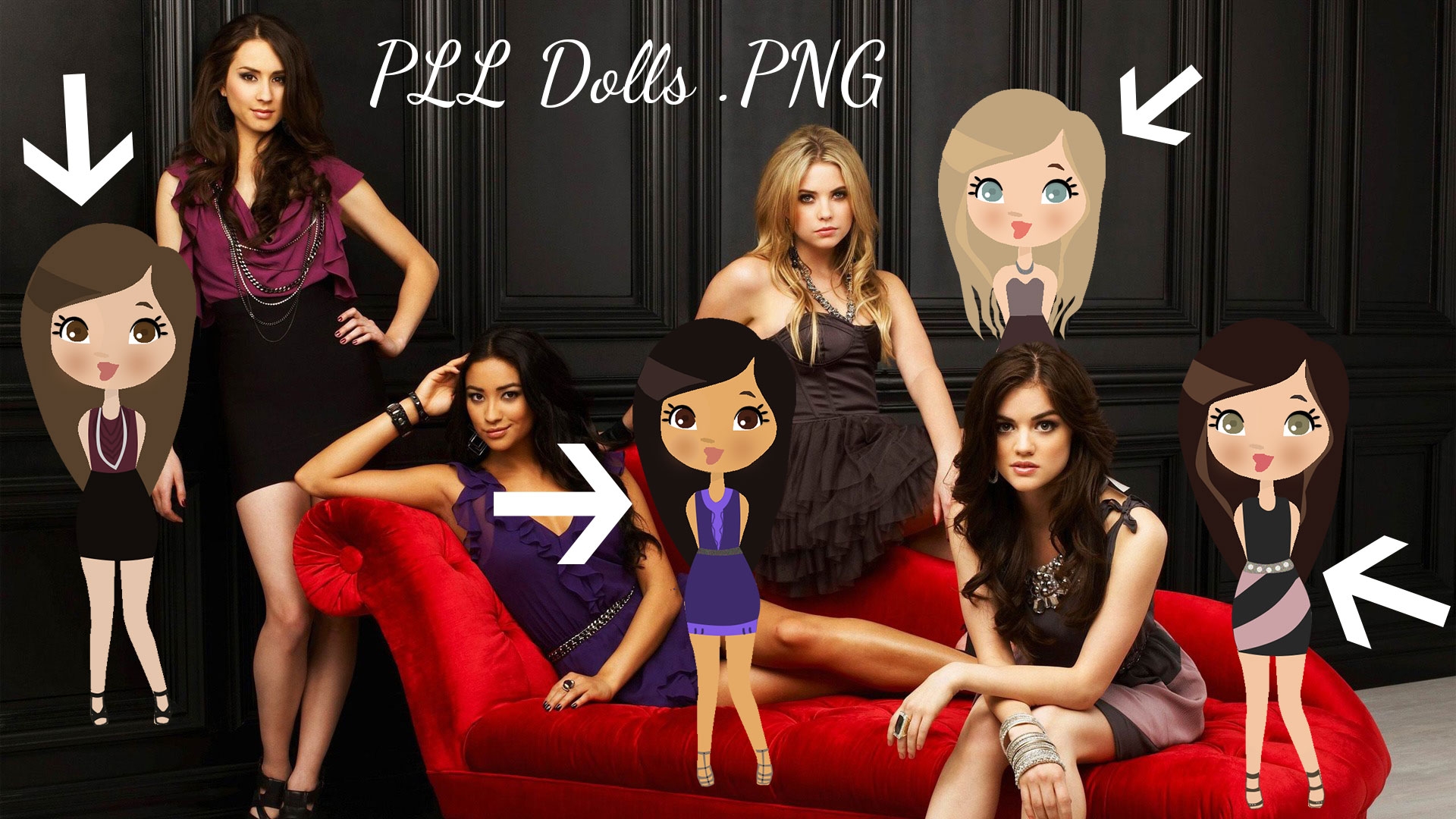 Pretty Little Liars Dolls, Pretty Little Liars Dolls - Pretty Little Liars Season 2 , HD Wallpaper & Backgrounds