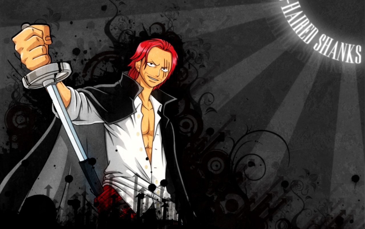 Red Haired Shanks Wallpapers - One Piece Shanks , HD Wallpaper & Backgrounds