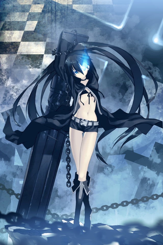 Black Rock Shooter - Black Rock Shooter Android , HD Wallpaper & Backgrounds