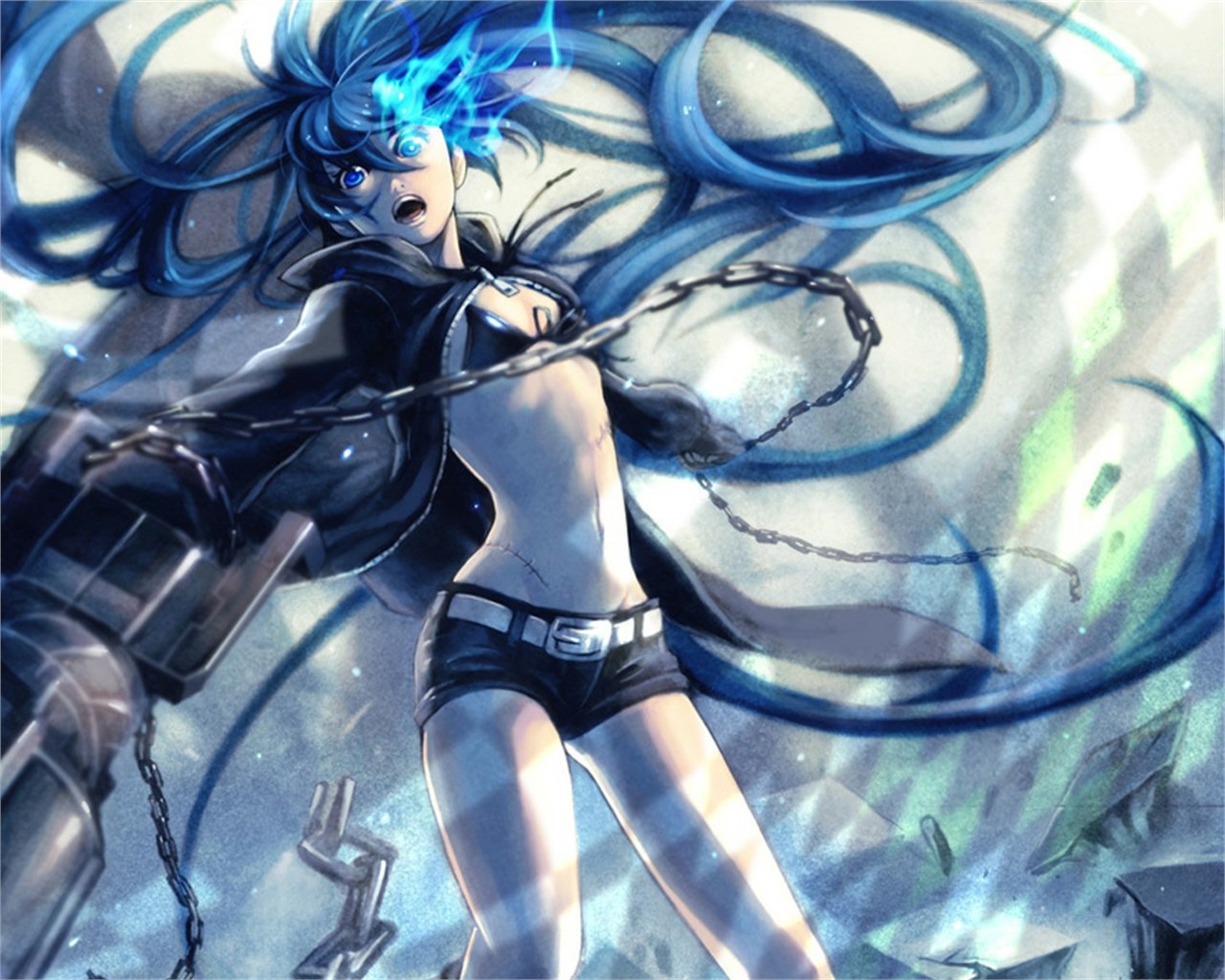 Black Rock Shooter Wallpaper Full Hd, Horton Black - Black Rock Shooter Wallpaper Art , HD Wallpaper & Backgrounds