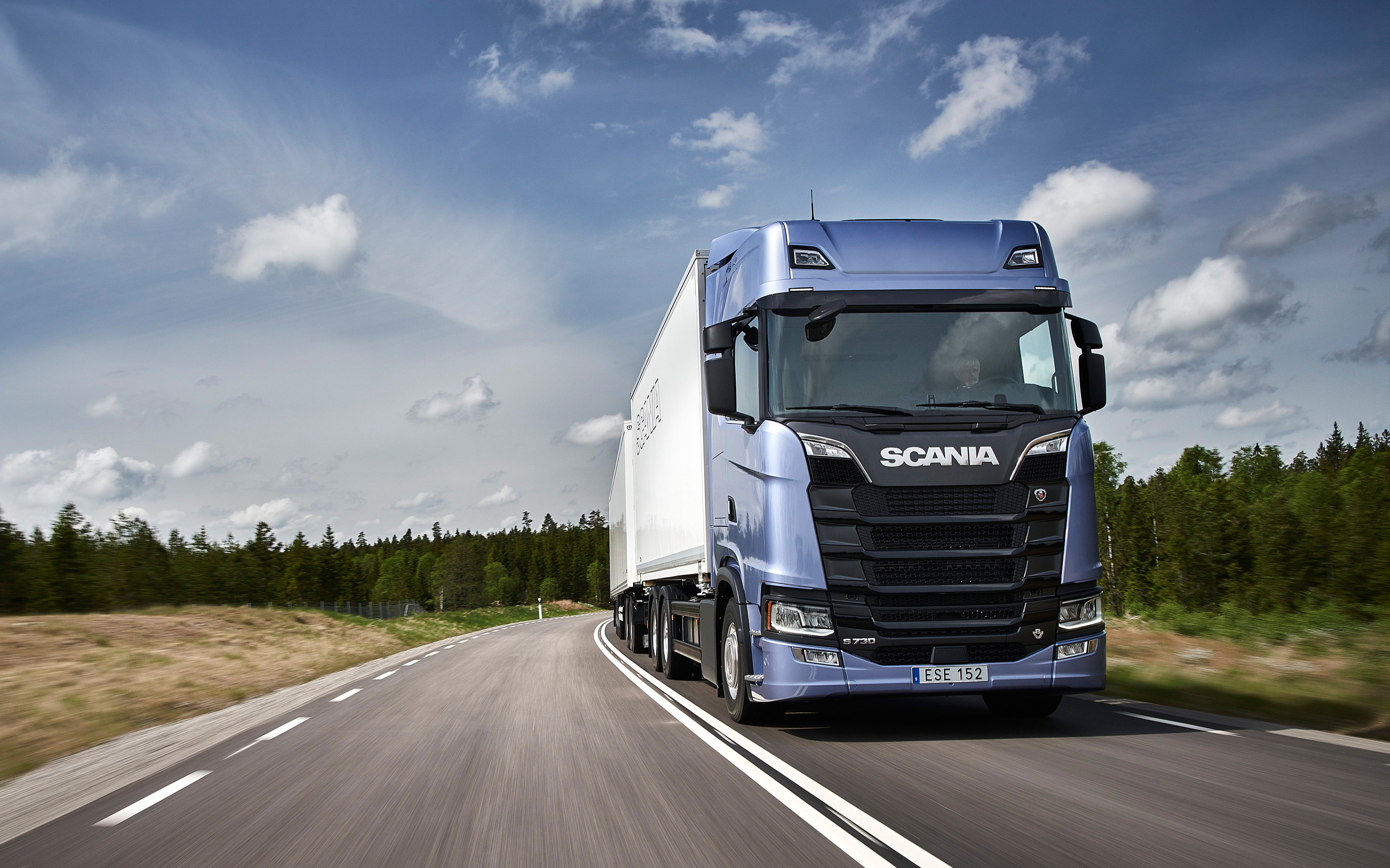 Scania V8 Wallpaper 4k