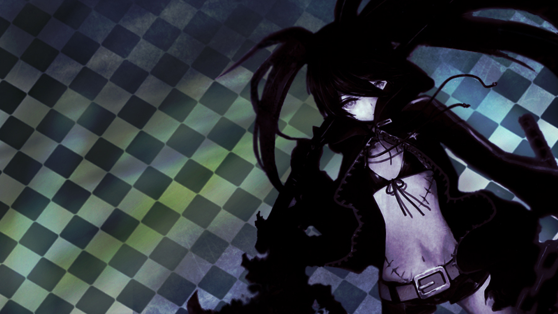 Black Rock Shooter Images Black Rock Shooter Wallpaper - Black Rock Shooter Animated , HD Wallpaper & Backgrounds