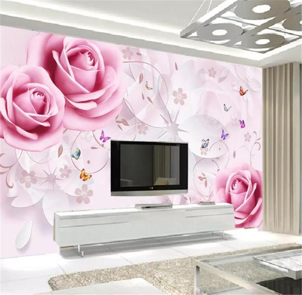 Product Show - Flower Wallpaper For Living Room , HD Wallpaper & Backgrounds