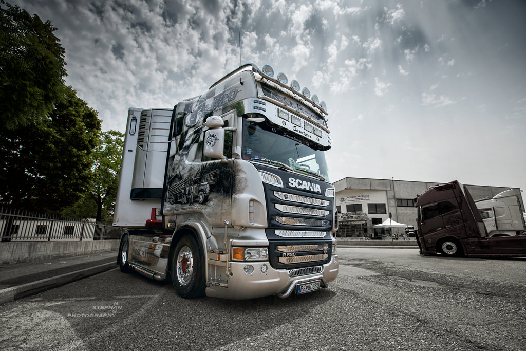 Scania Logo Greif Wallpaper - Trailer Truck , HD Wallpaper & Backgrounds