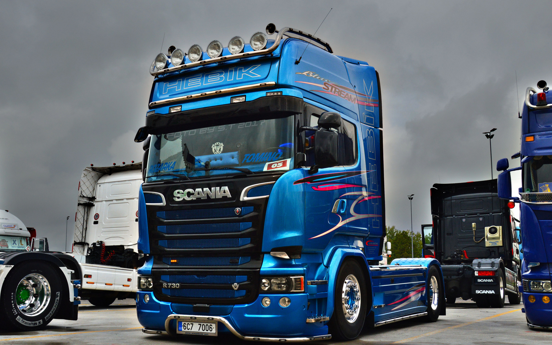 Scania R730, Tuning, Tractor, Trucks, Hdr, R-series, , HD Wallpaper & Backgrounds