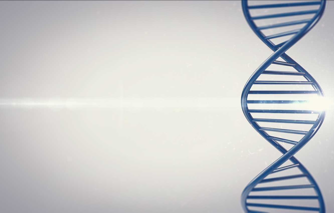 Photo Wallpaper Dna, Render, Dna - Background Dna , HD Wallpaper & Backgrounds