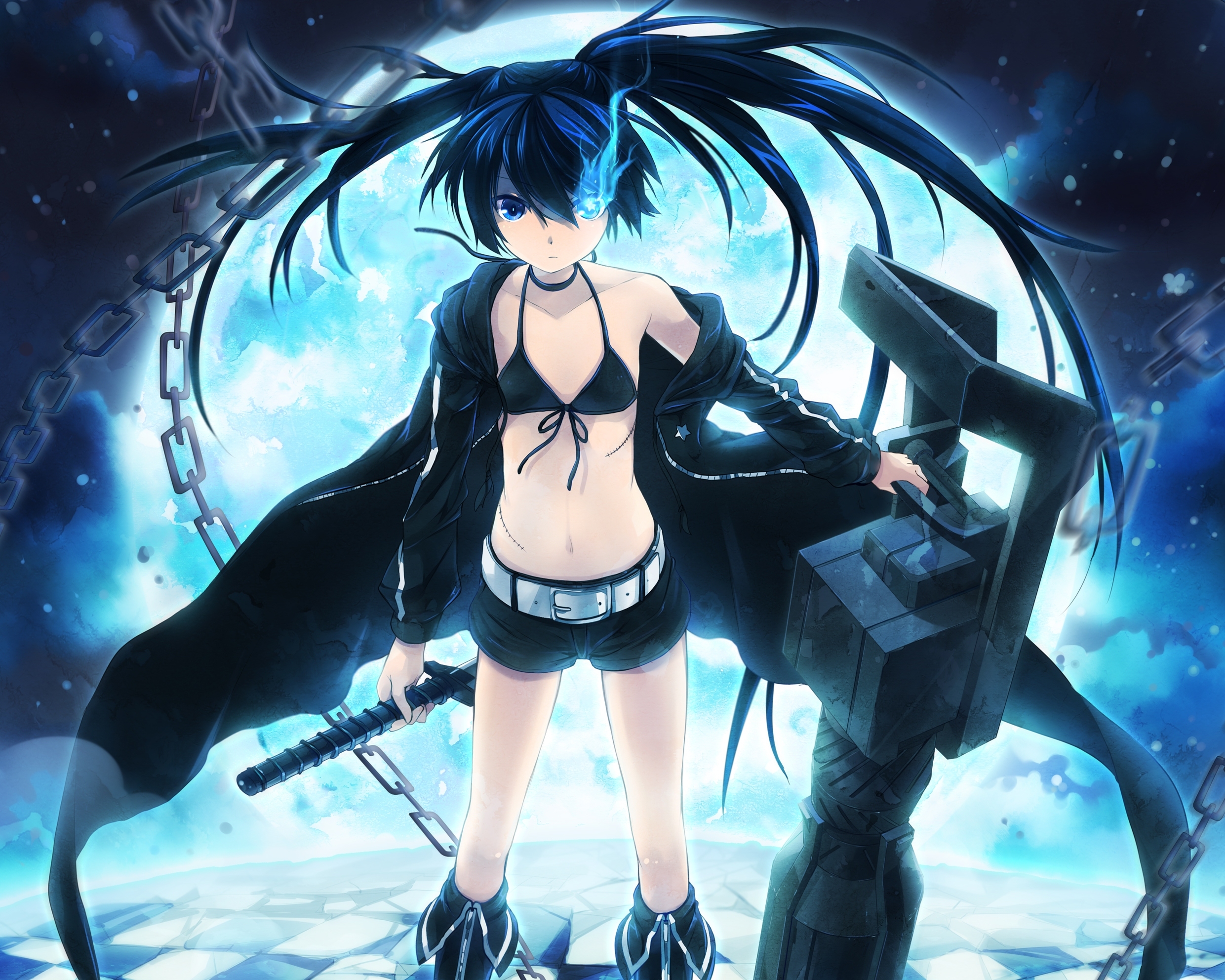 Original - Anime Wallpaper Black Rock Shooter , HD Wallpaper & Backgrounds