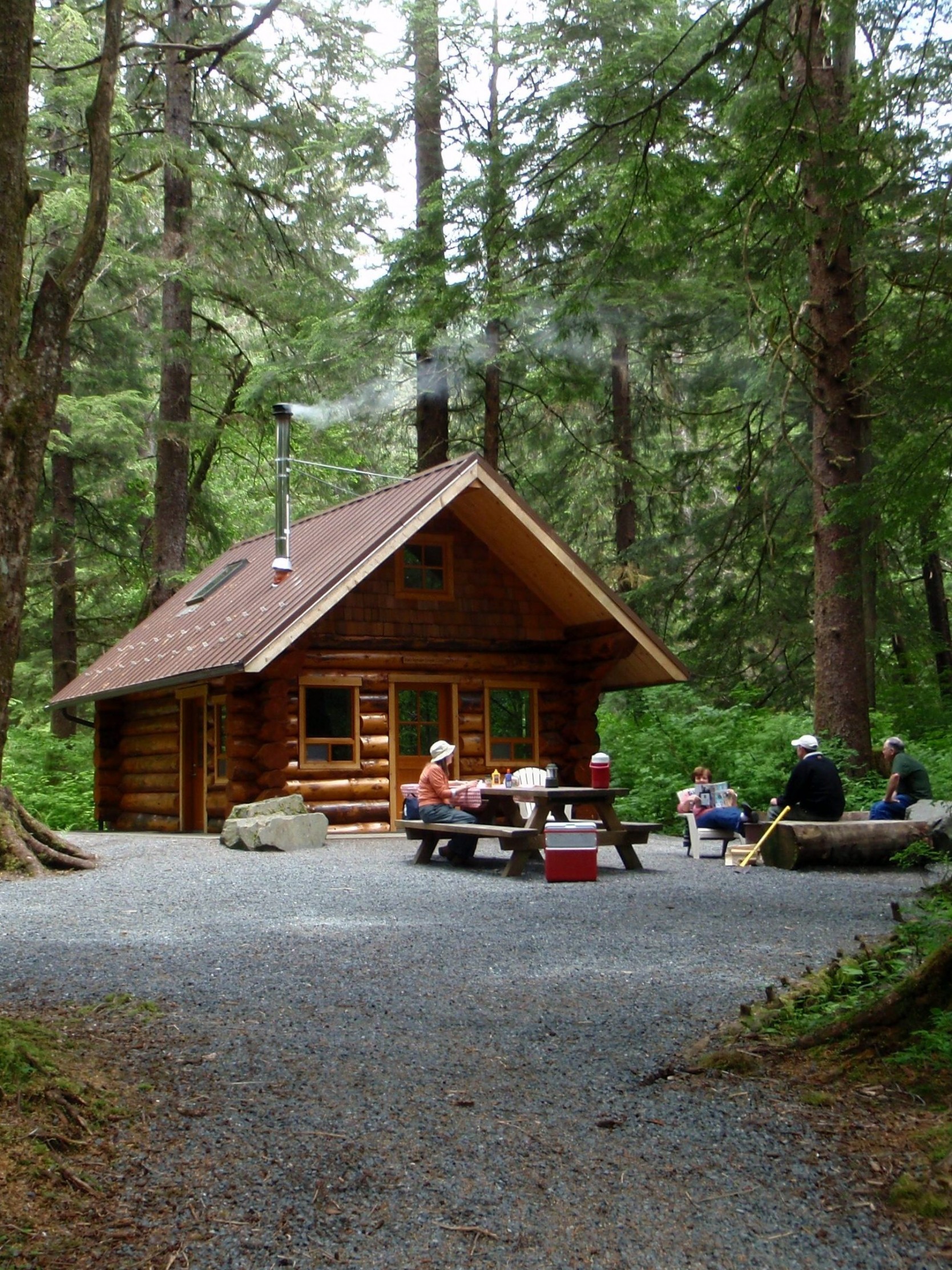 Download Wallpaper - Forest Cabin , HD Wallpaper & Backgrounds