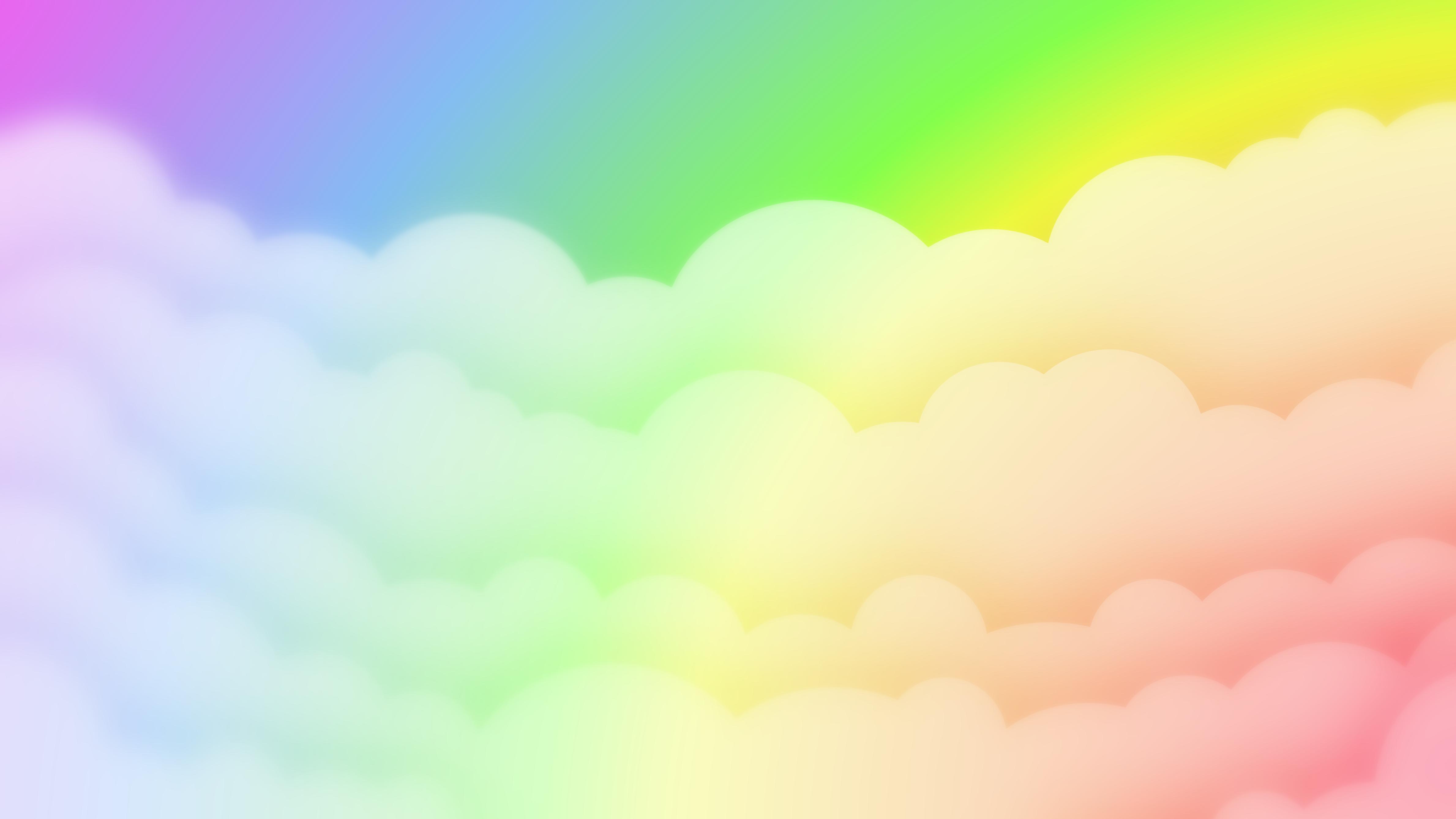 Um Wallpaper Simples E Colorido [making-of] - Fundo Com Arco Iris , HD Wallpaper & Backgrounds