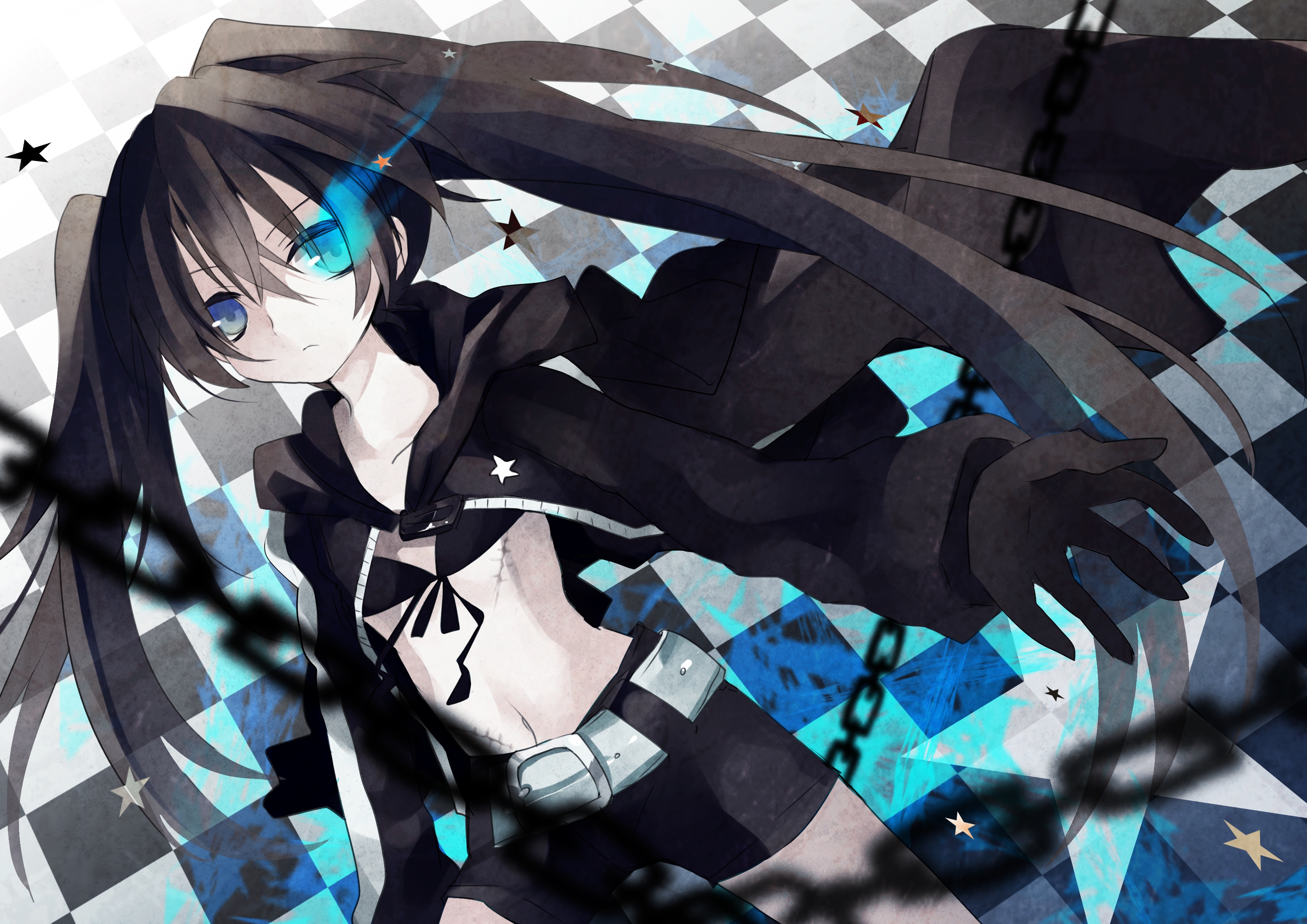 Black Rock Shooter Wallpaper , HD Wallpaper & Backgrounds