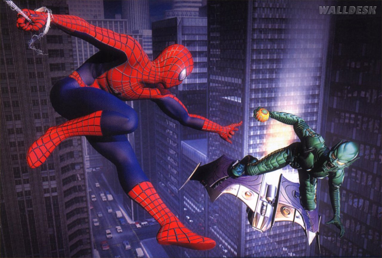 Homem Aranha E Duende Verde Wallpaper - Spiderman Vs Green Goblin 2002 Game , HD Wallpaper & Backgrounds