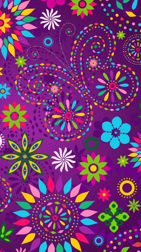 Fondo Colorido - Flor Fondos De Pantalla De Mariposas , HD Wallpaper & Backgrounds