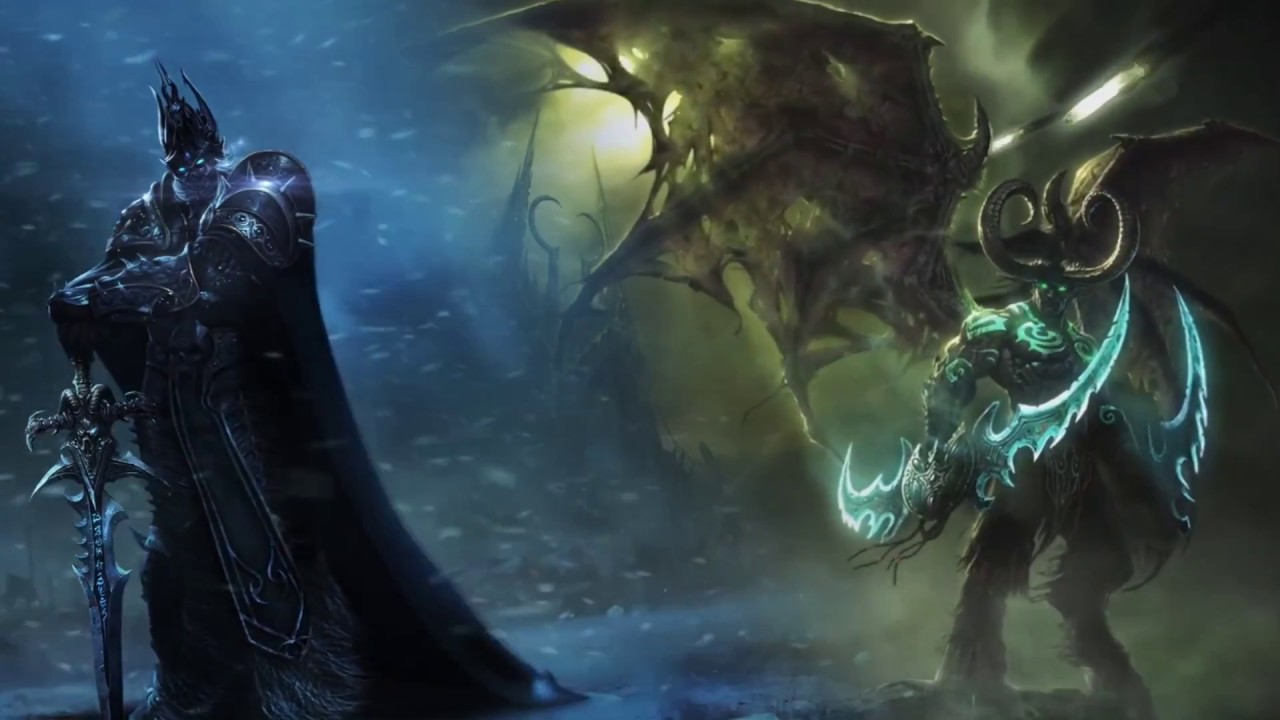 Lich King And Illidan Animated Wallpaper - Illidan Stormrage , HD Wallpaper & Backgrounds