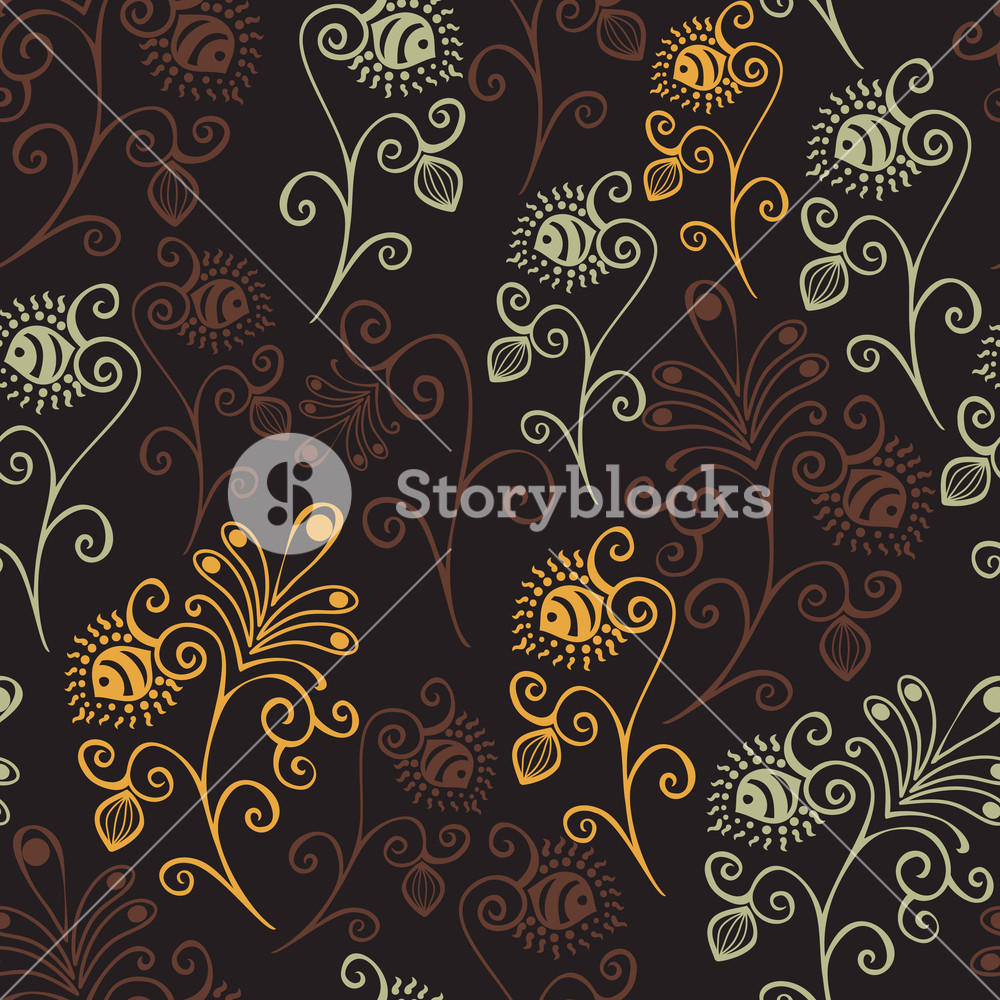 Colorful Floral Seamless Pattern In Cartoon Style - Wallpaper , HD Wallpaper & Backgrounds