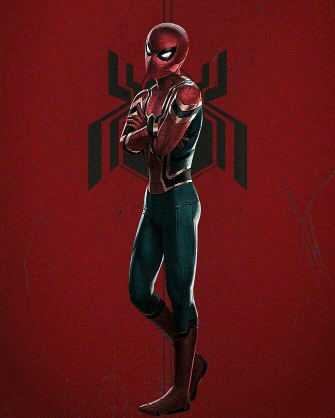 Wallpaper Do Novo Uniforme Do Homem Aranha Em Avengers - Iron Spider Infinity War Fan Art , HD Wallpaper & Backgrounds