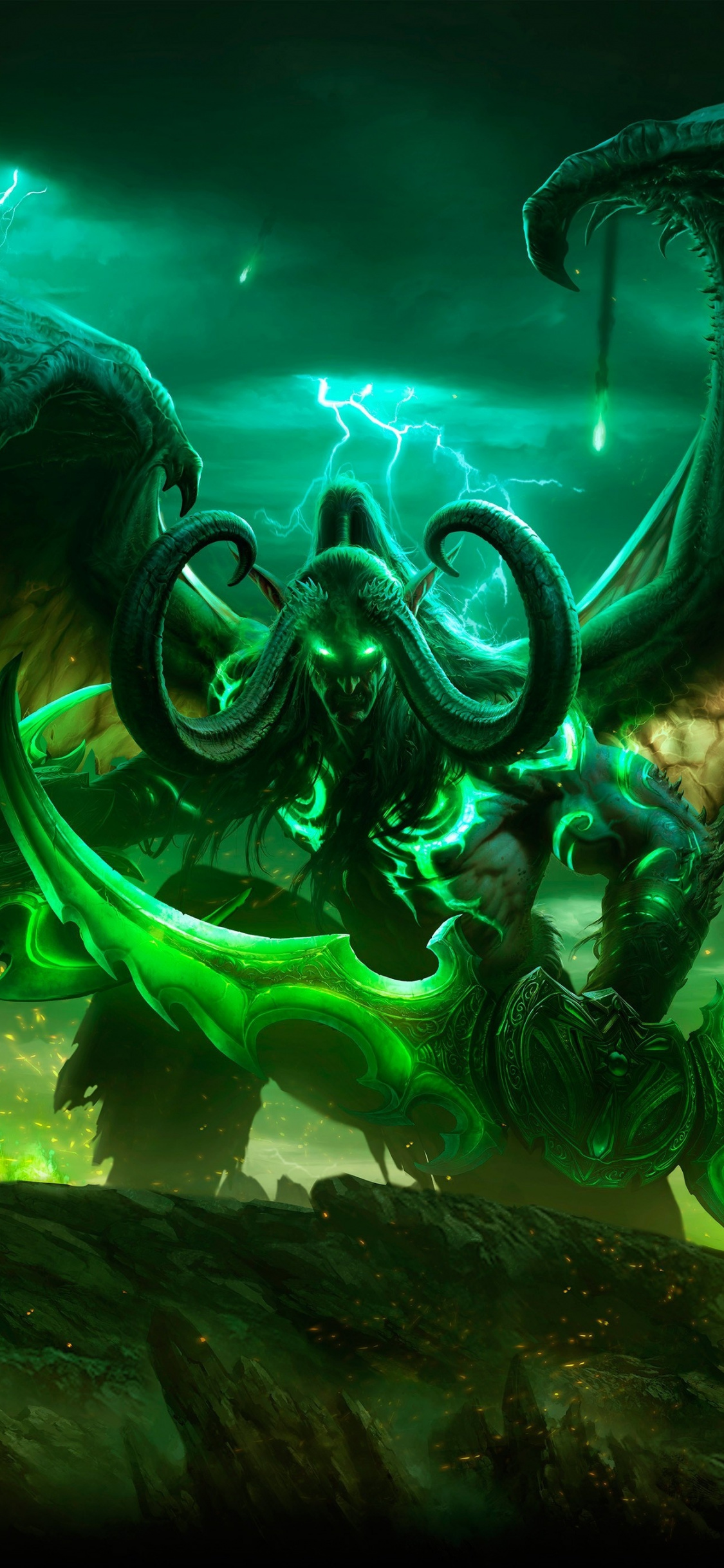 Illidan Stormrag, World Of Warcraft - World Of Warcraft Legion , HD Wallpaper & Backgrounds