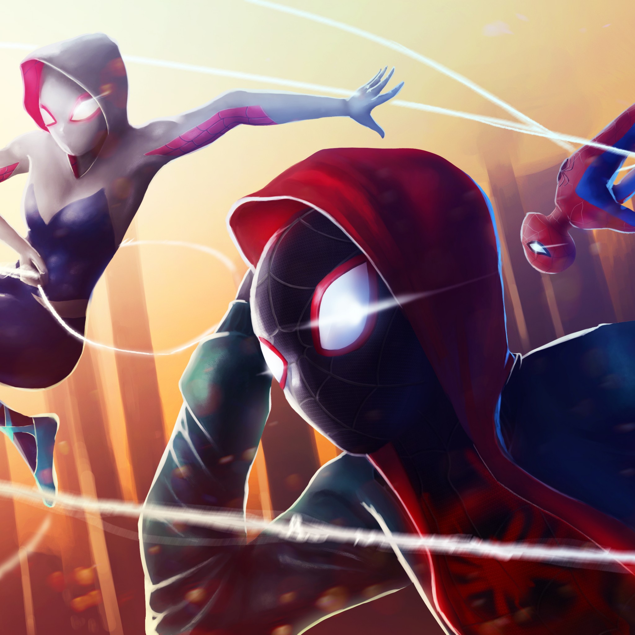 Papel De Parede Para Celular Homem-aranha - Spider Man Into The Spider Verse 4k , HD Wallpaper & Backgrounds