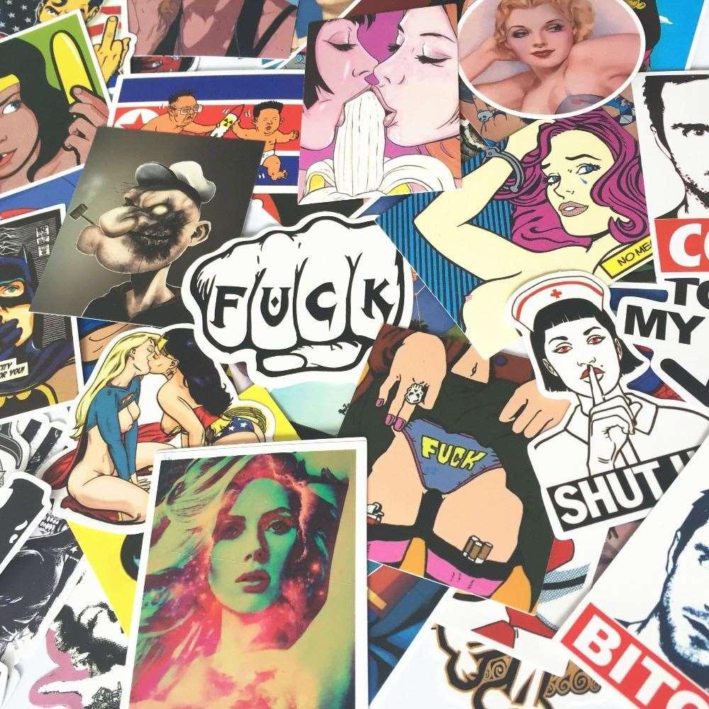 Graffiti Wallpaper For Girls - Sexy Girl Sticker Bomb , HD Wallpaper & Backgrounds