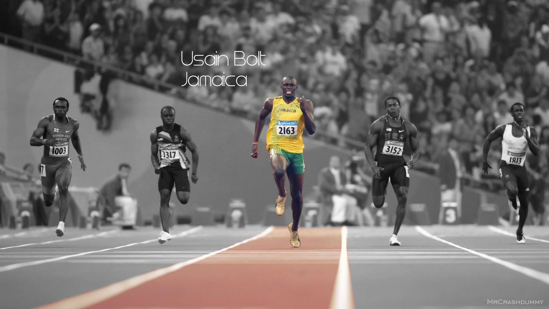 Wallpaper Athletics - Usain Bolt Wallpaper Hd , HD Wallpaper & Backgrounds