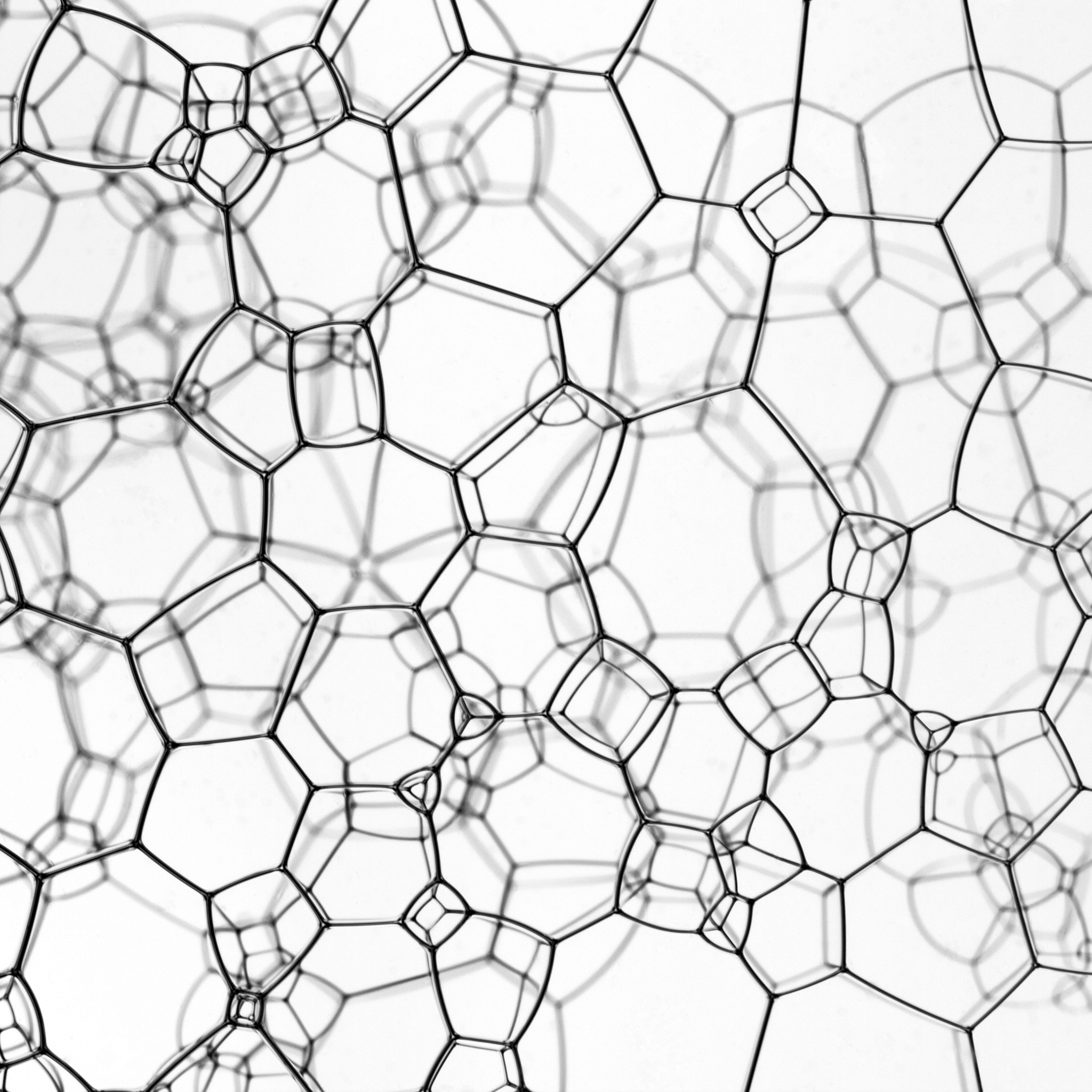Abstract Dna Wallpaper - Geometric Black And White , HD Wallpaper & Backgrounds
