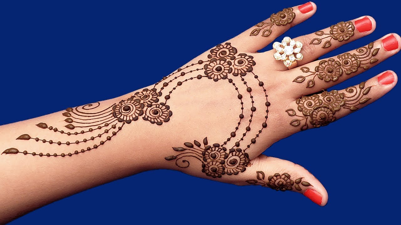 Mehndi Design - Mehndi Design 2018 Latest , HD Wallpaper & Backgrounds