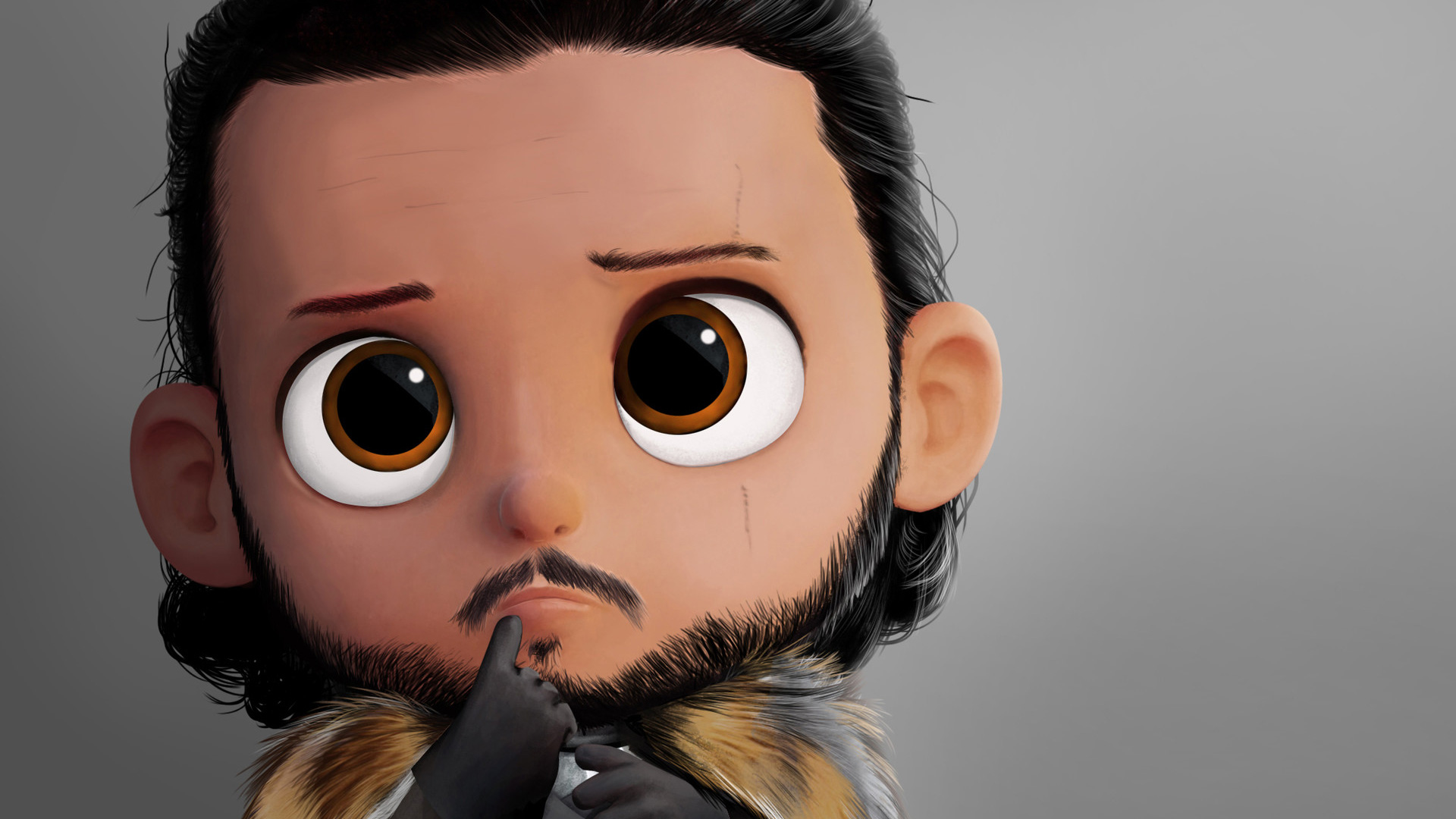 Jon Snow Artwork - Jon Snow , HD Wallpaper & Backgrounds