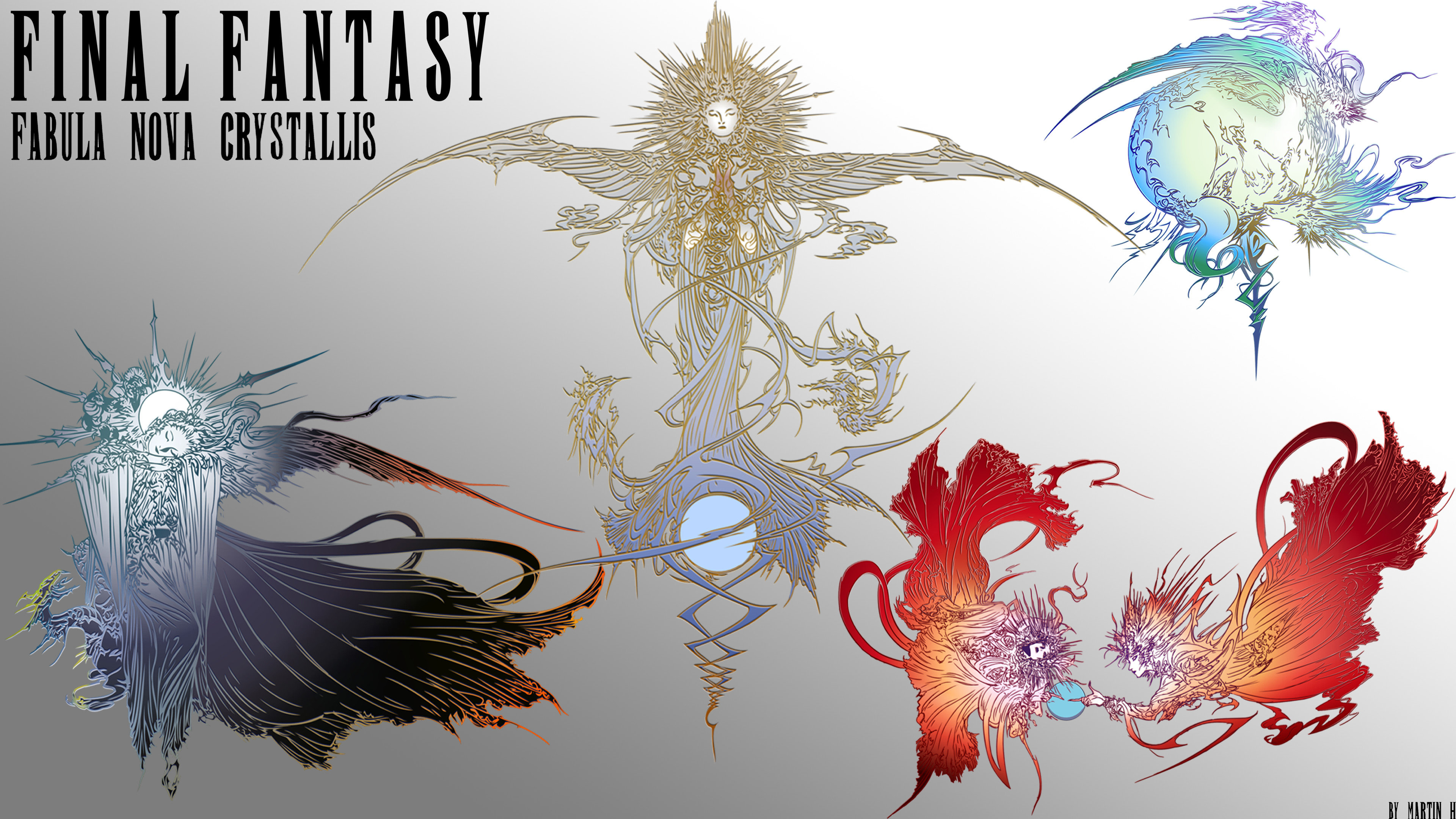 Download Ultra Hd 4k Final Fantasy Xiii Desktop Wallpaper - Final Fantasy Type 0 Logo , HD Wallpaper & Backgrounds