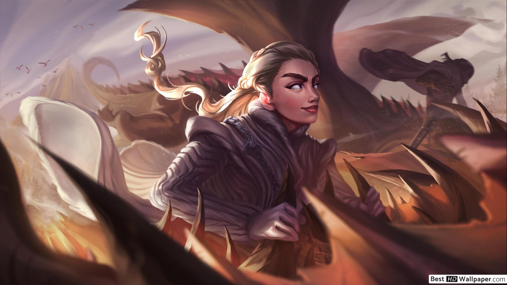 Jon And Daenerys Art , HD Wallpaper & Backgrounds