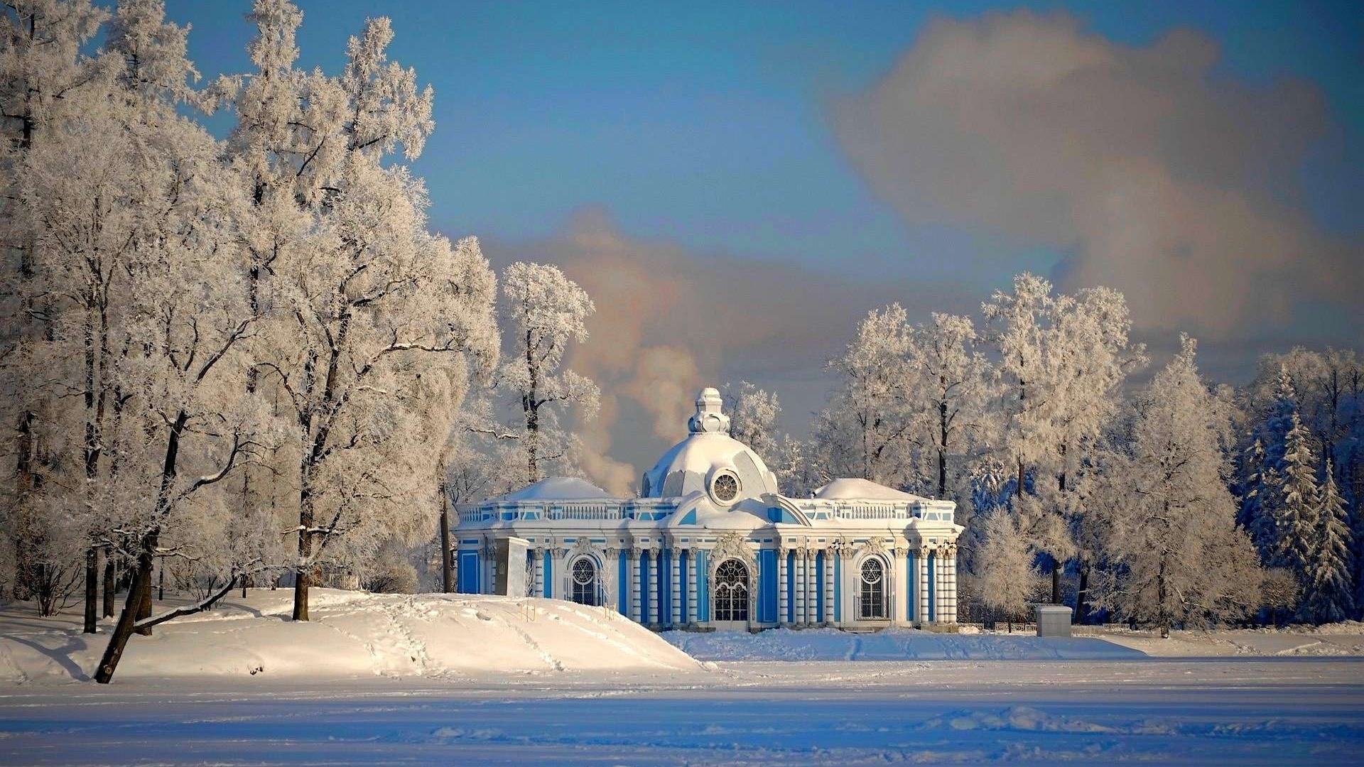 Russian Winter Hd Wallpapers - Winter In Saint Petersburg , HD Wallpaper & Backgrounds