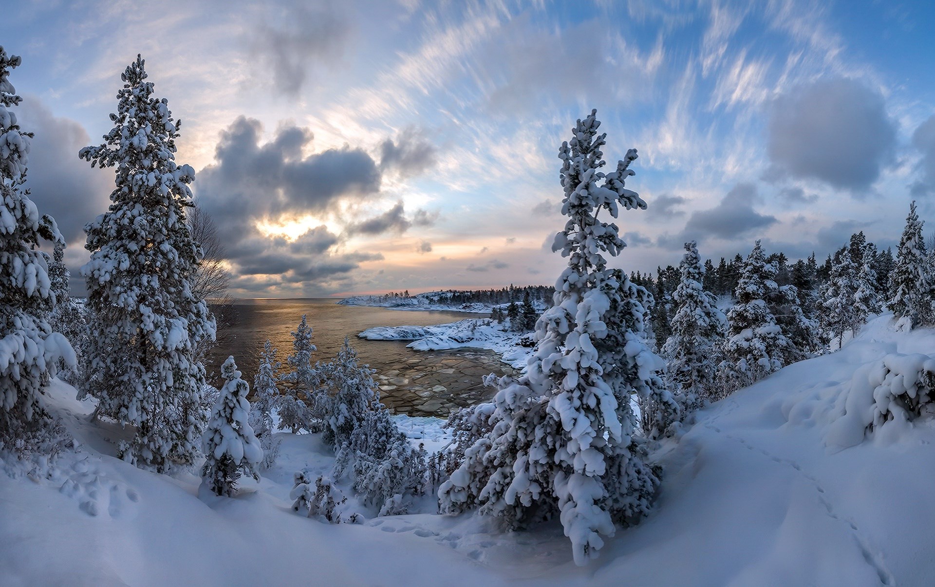 Free Wallpaper And Screensavers For Winter Shhery Ladozhskogo