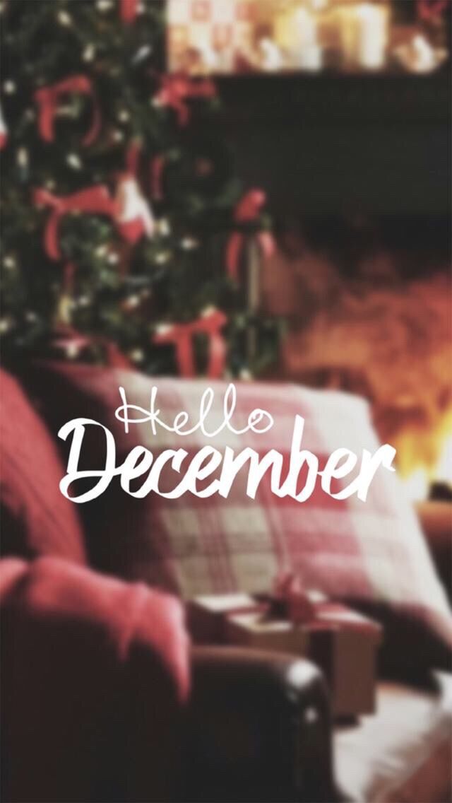 Wallpaper Iphone/hello December/winter Time ⚪️ - Hello December Wallpaper Iphone , HD Wallpaper & Backgrounds