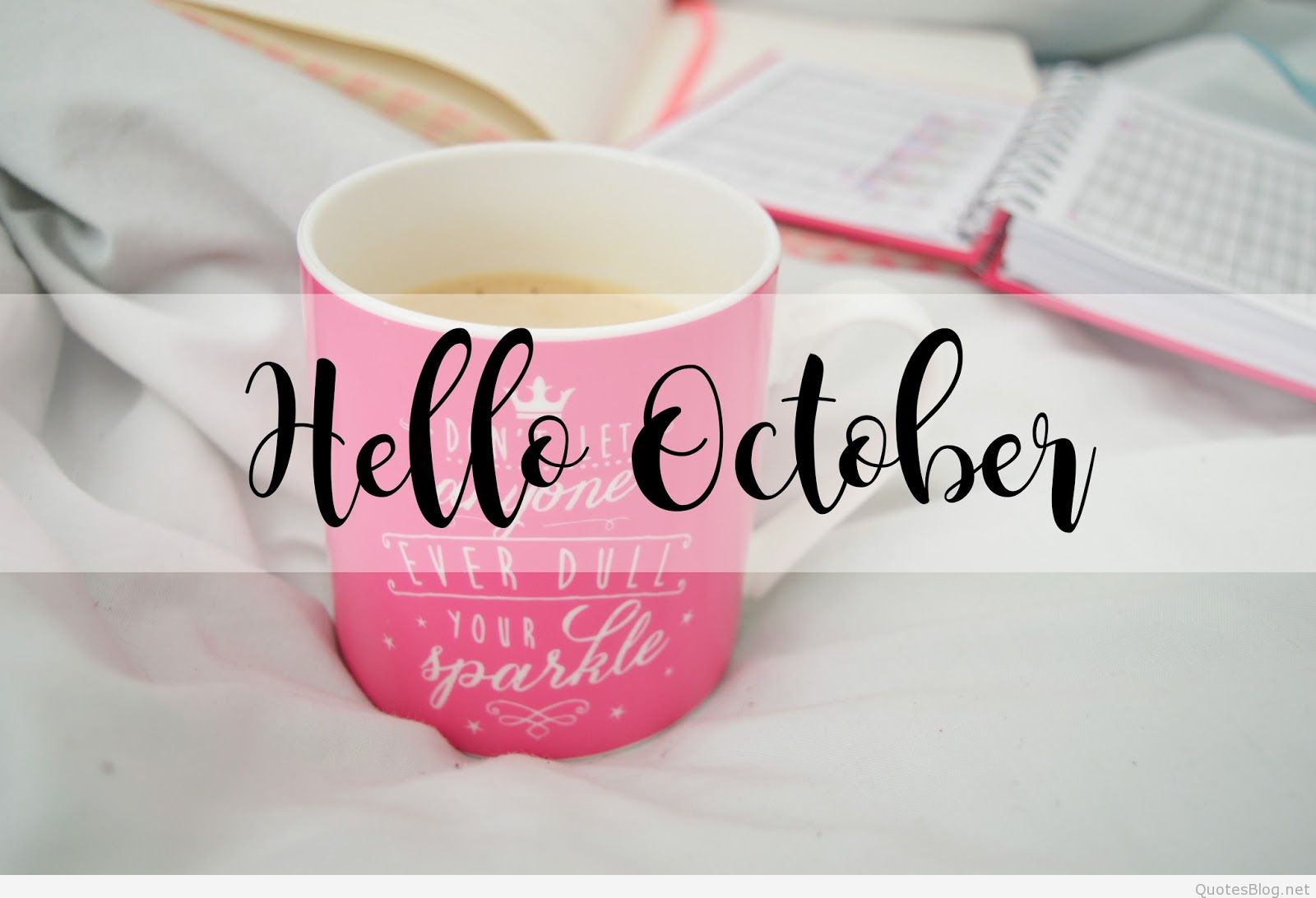 Hello October Coffee Mug Image - Good Morning Hello October , HD Wallpaper & Backgrounds