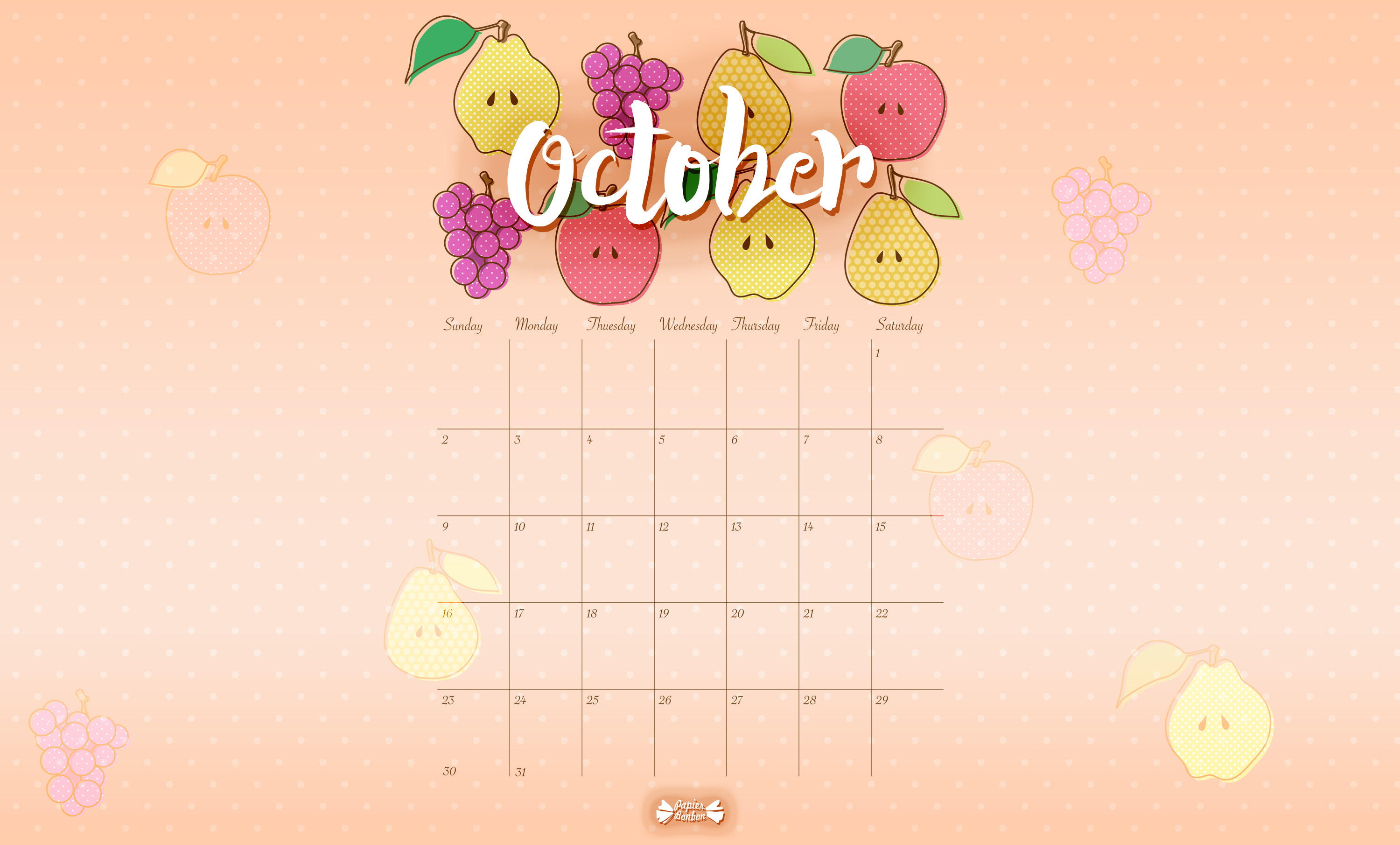 October Calendar Wallpaper - October Calendar 2018 Desktop , HD Wallpaper & Backgrounds