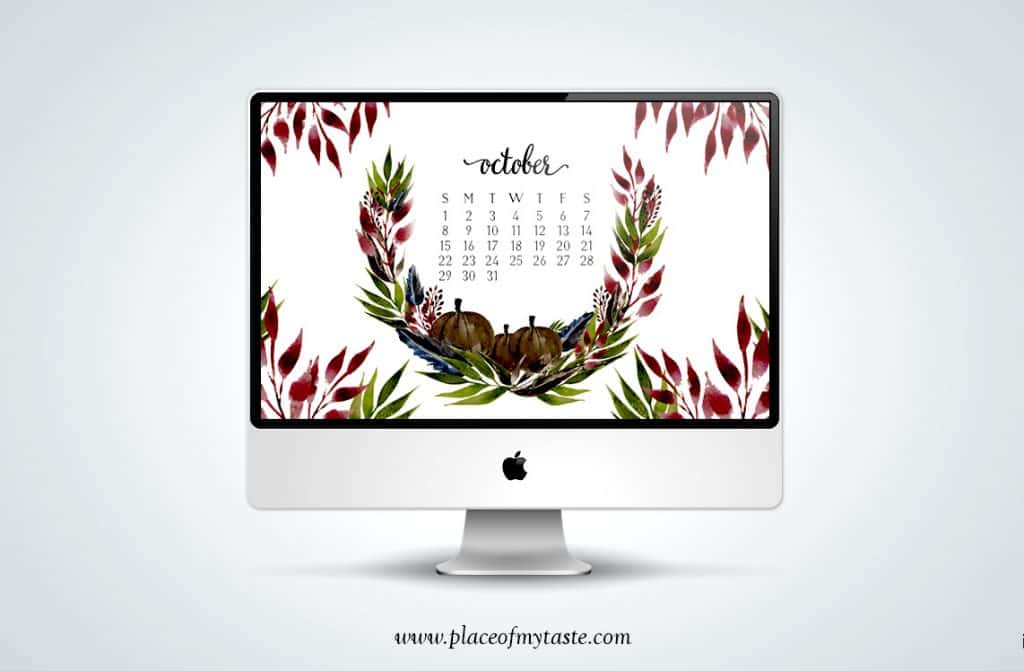 Free Desktop Wallpaper October - Led-backlit Lcd Display , HD Wallpaper & Backgrounds