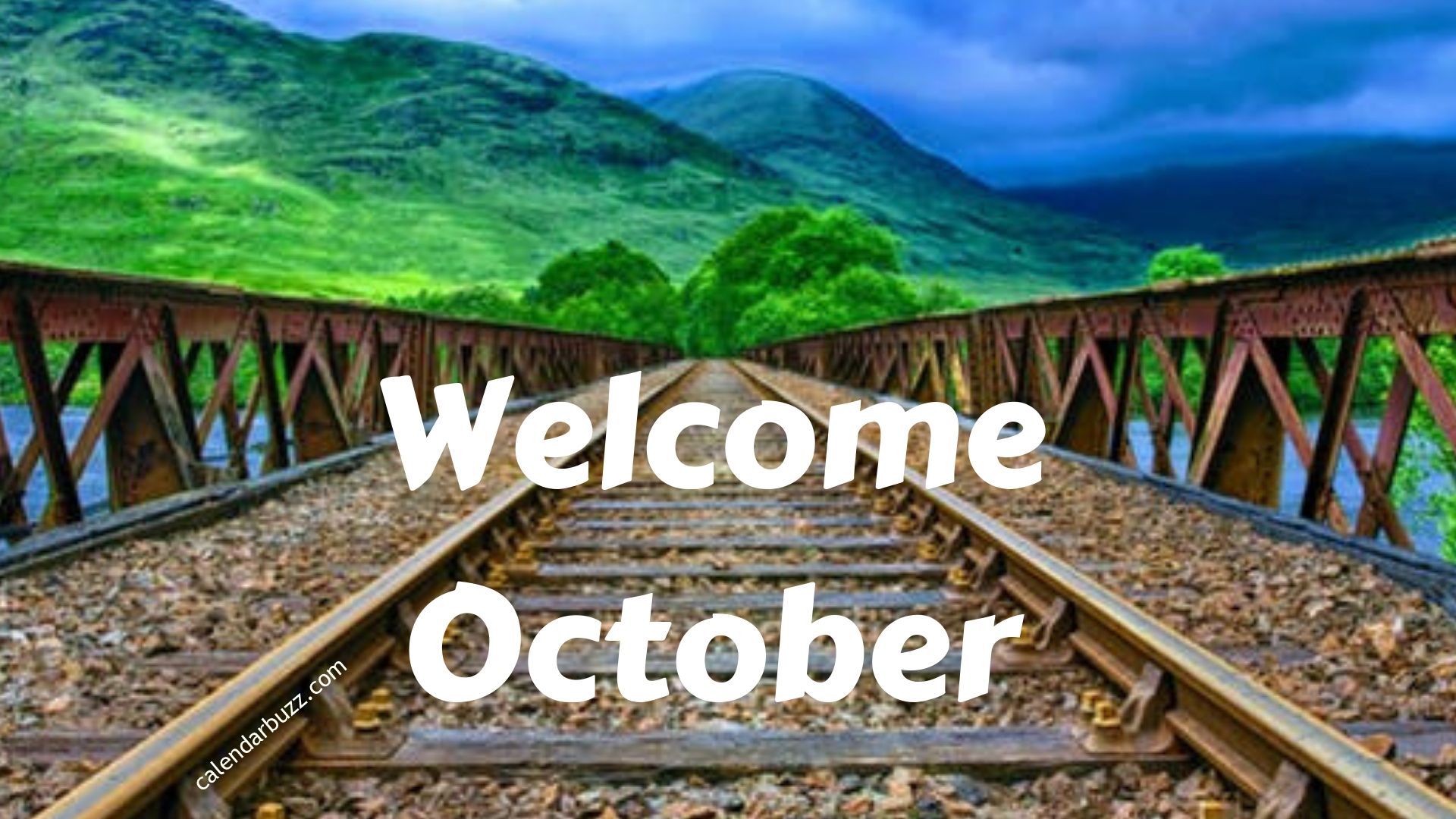 Welcome October Hd Wallpaper - Western Ghats , HD Wallpaper & Backgrounds