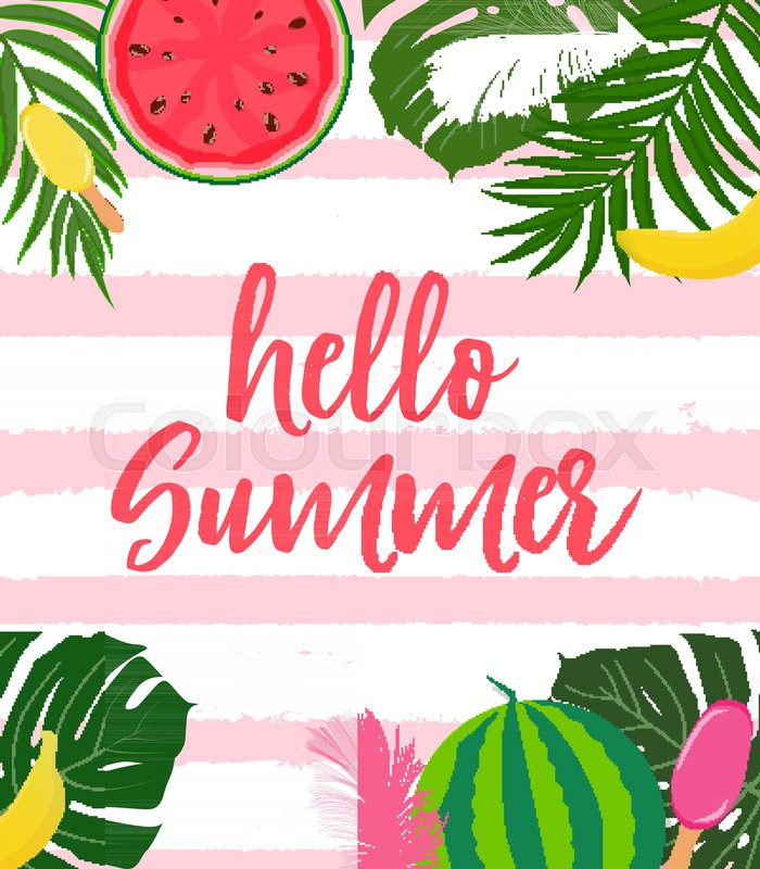 Hello Summer Background , HD Wallpaper & Backgrounds