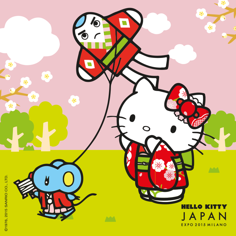 Hello Kitty Play Time ／ Tinkevidia Hello Kitty Art, - Hello Kitty Playing , HD Wallpaper & Backgrounds