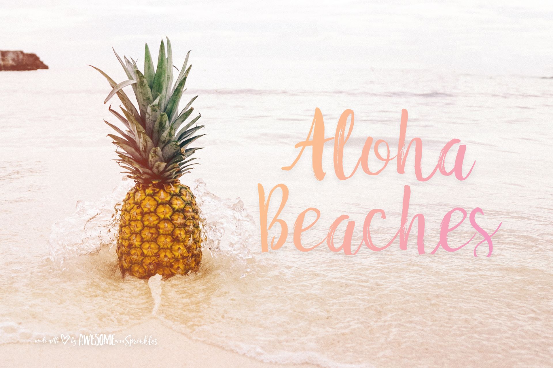 August Mobile Wallpapers & Desktop Background - Pineapple Wallpaper Aloha , HD Wallpaper & Backgrounds