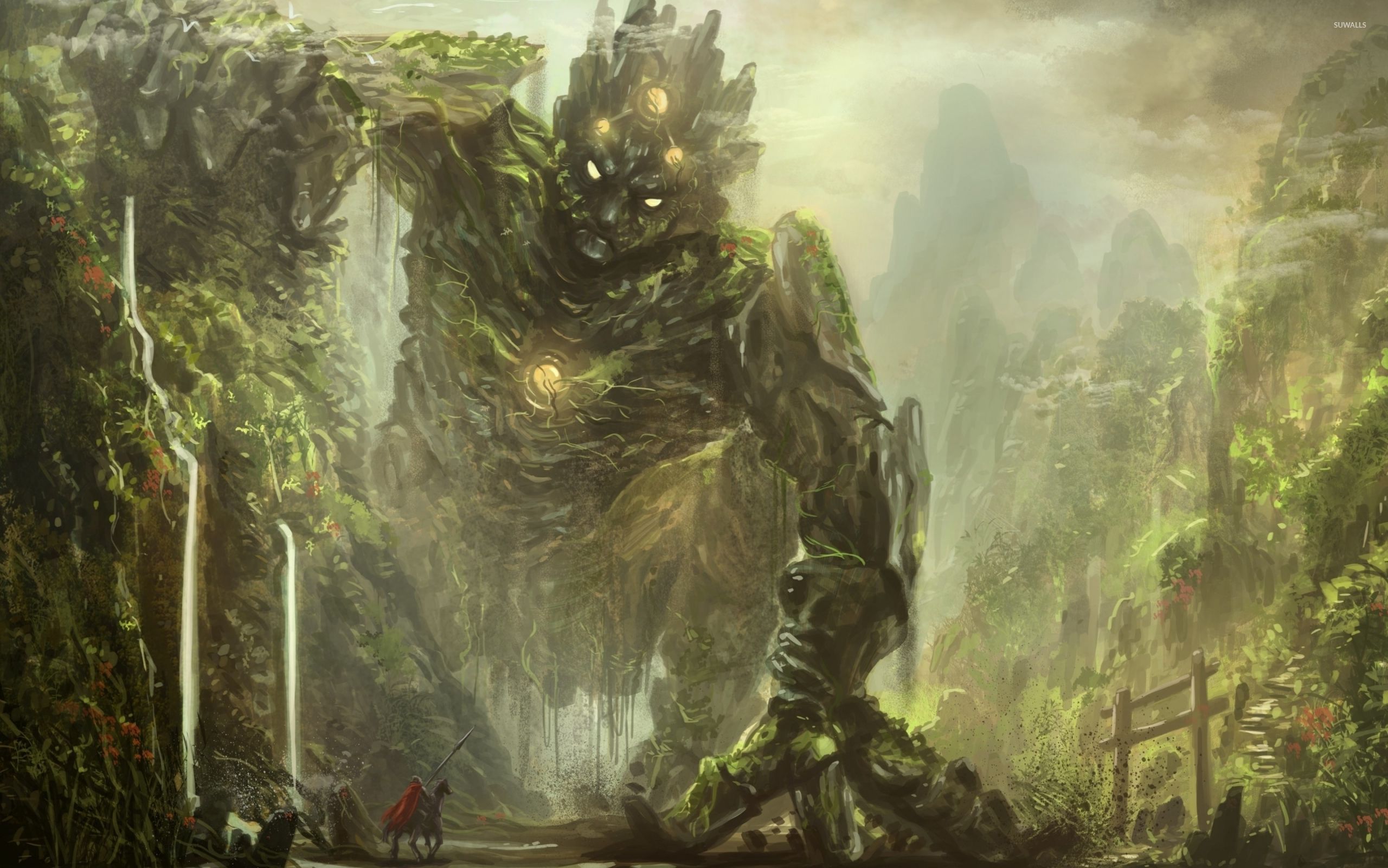 Fantasy Art, Creature, Giant Wallpaper - Creature Giant , HD Wallpaper & Backgrounds