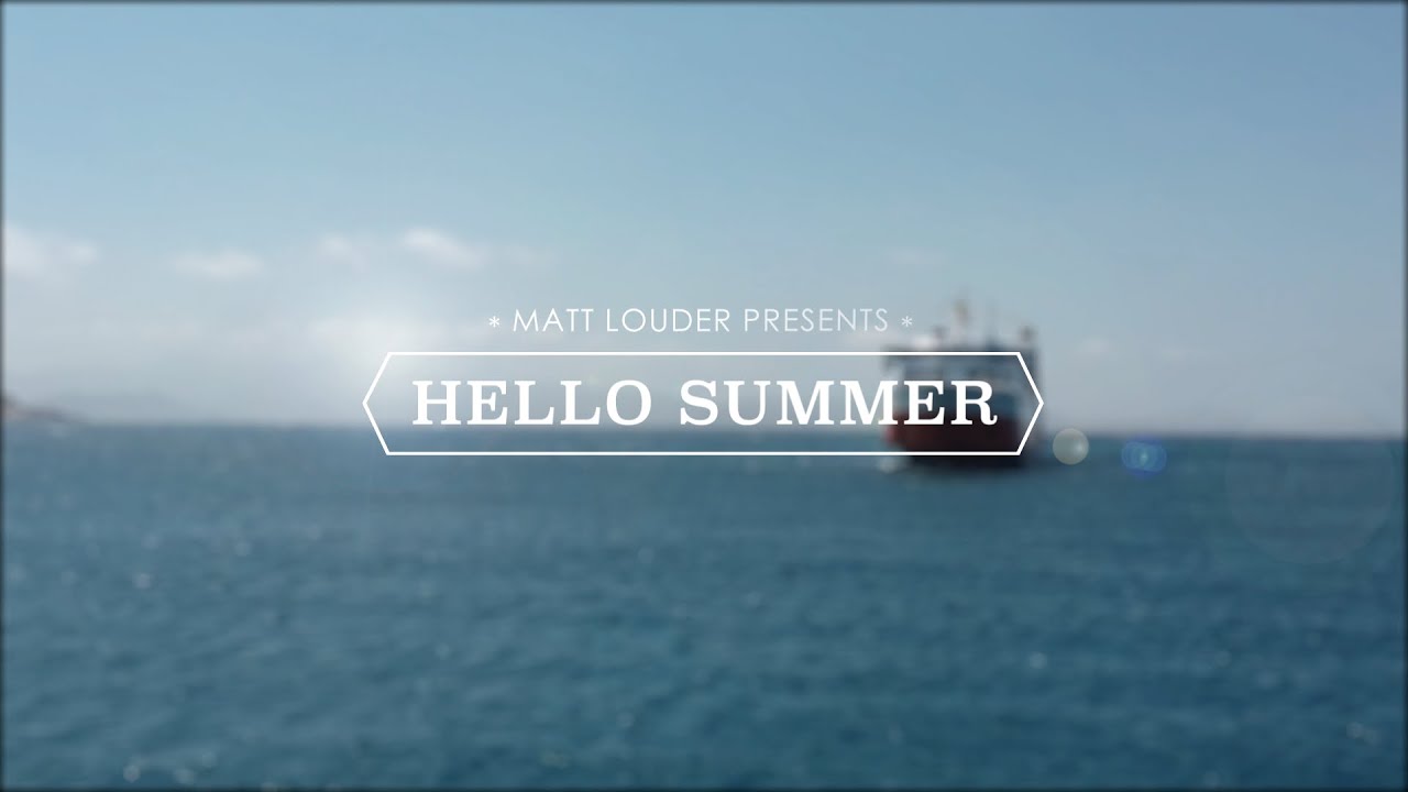 Hello Summer [2016] By Matt Louder - Container Ship , HD Wallpaper & Backgrounds