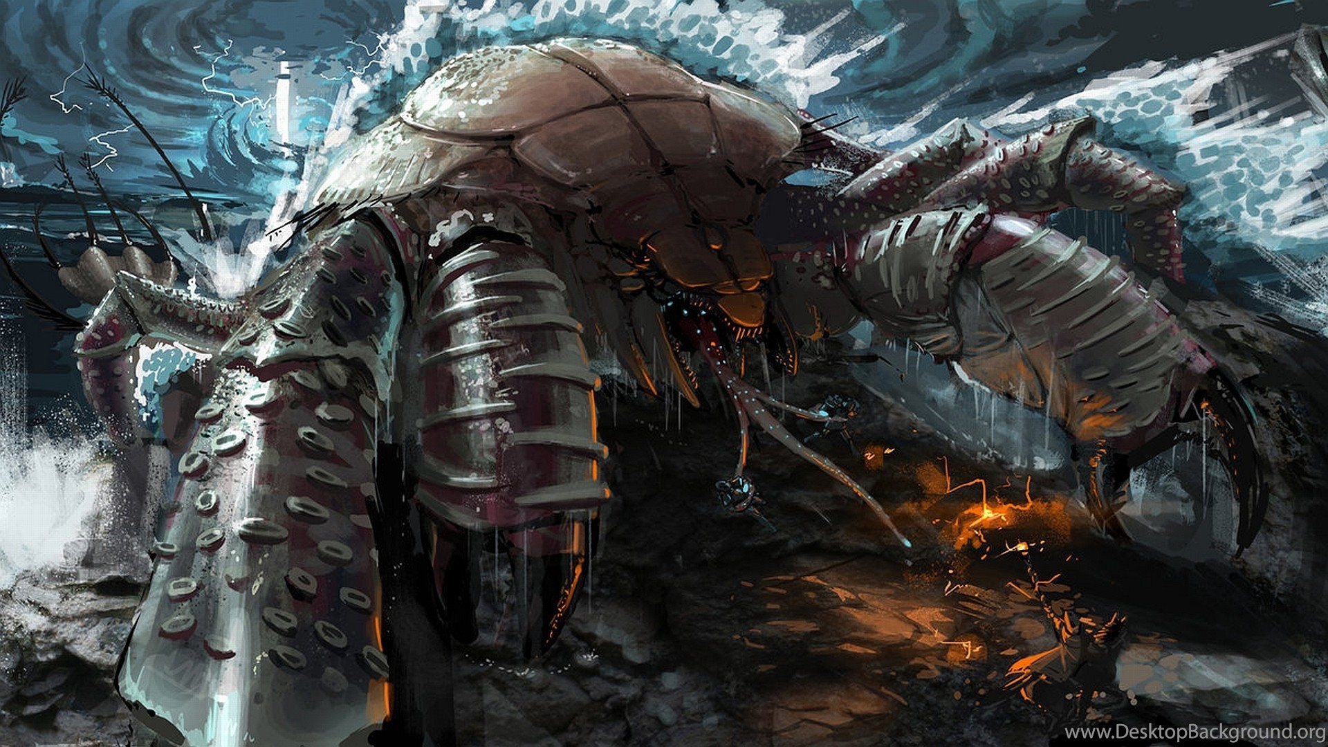 Popular - Giant Crab Monster , HD Wallpaper & Backgrounds