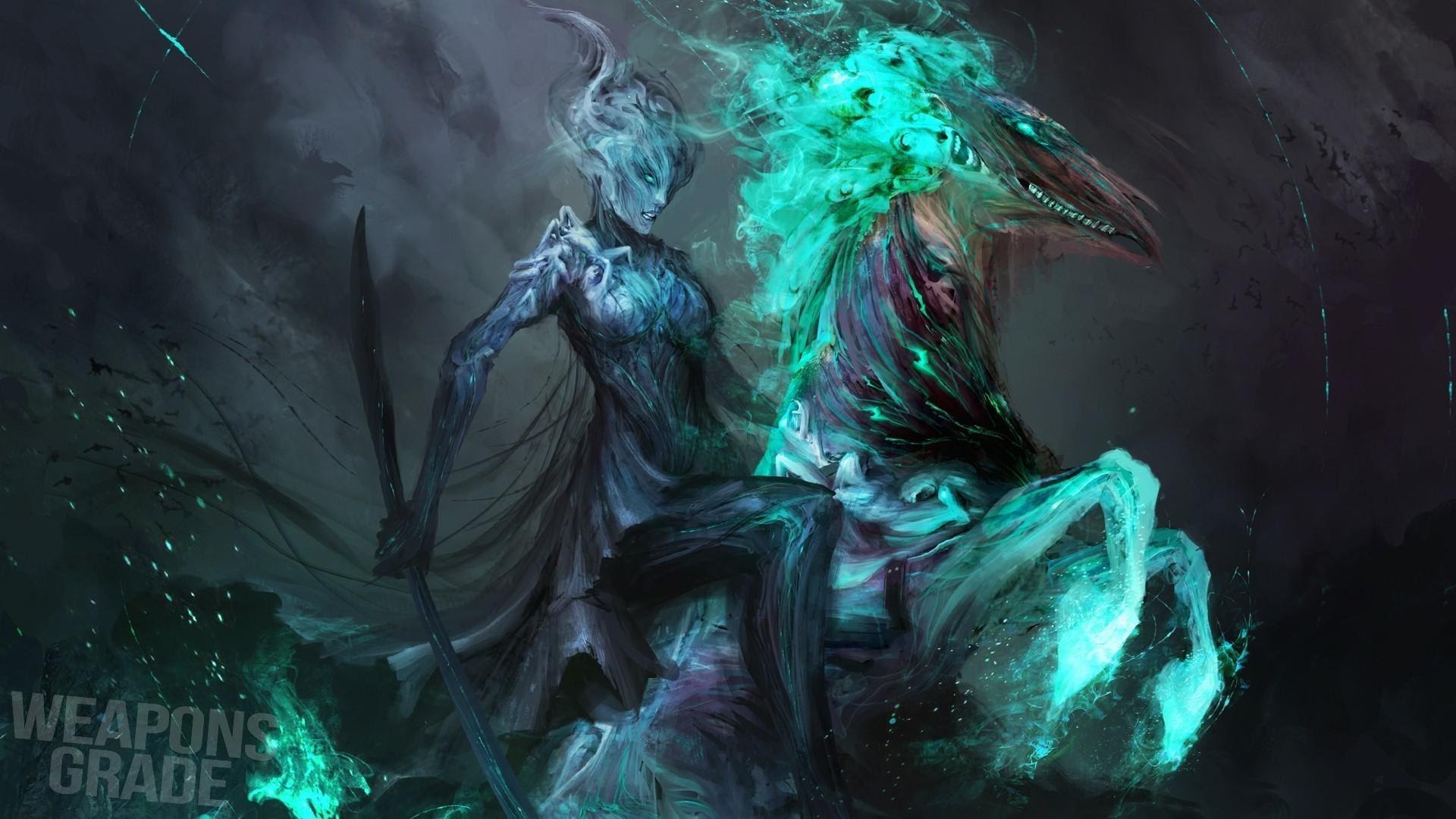 Dungeons Dragons, Fantasy, Artist, Demon, Mythical - Horseman Of Death , HD Wallpaper & Backgrounds