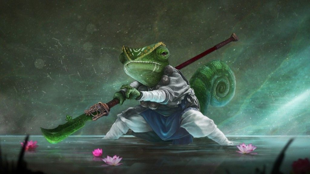 Fantasy Creatures Wallpapers - Kung Fu Chameleon , HD Wallpaper & Backgrounds