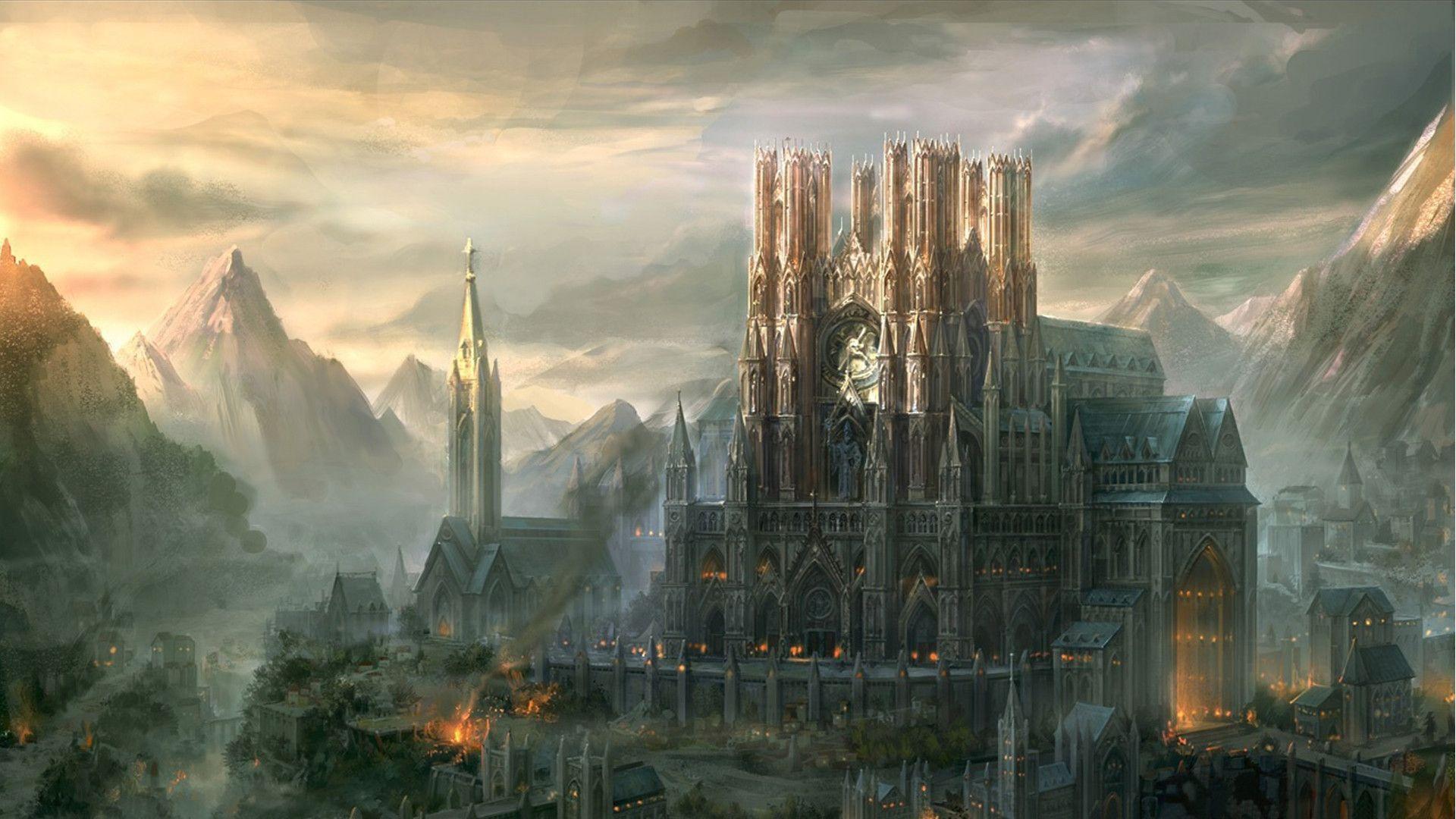 Kingdom Under Fire - Fantasy City , HD Wallpaper & Backgrounds