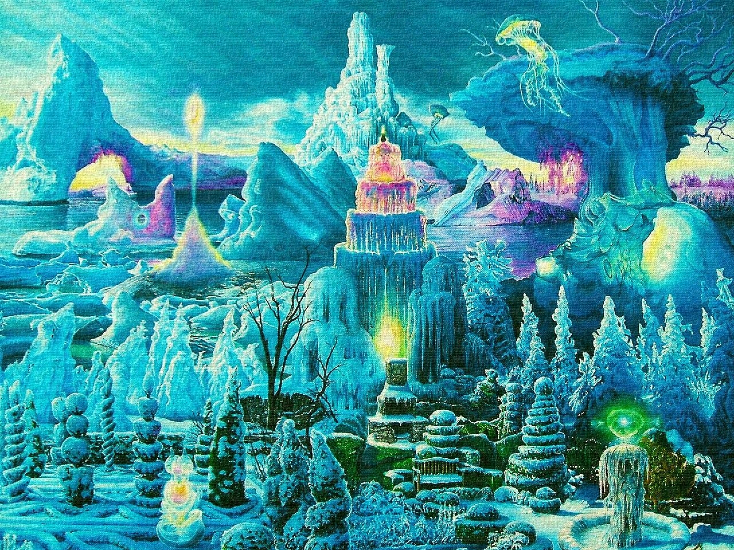 Trippy Underwater Art , HD Wallpaper & Backgrounds